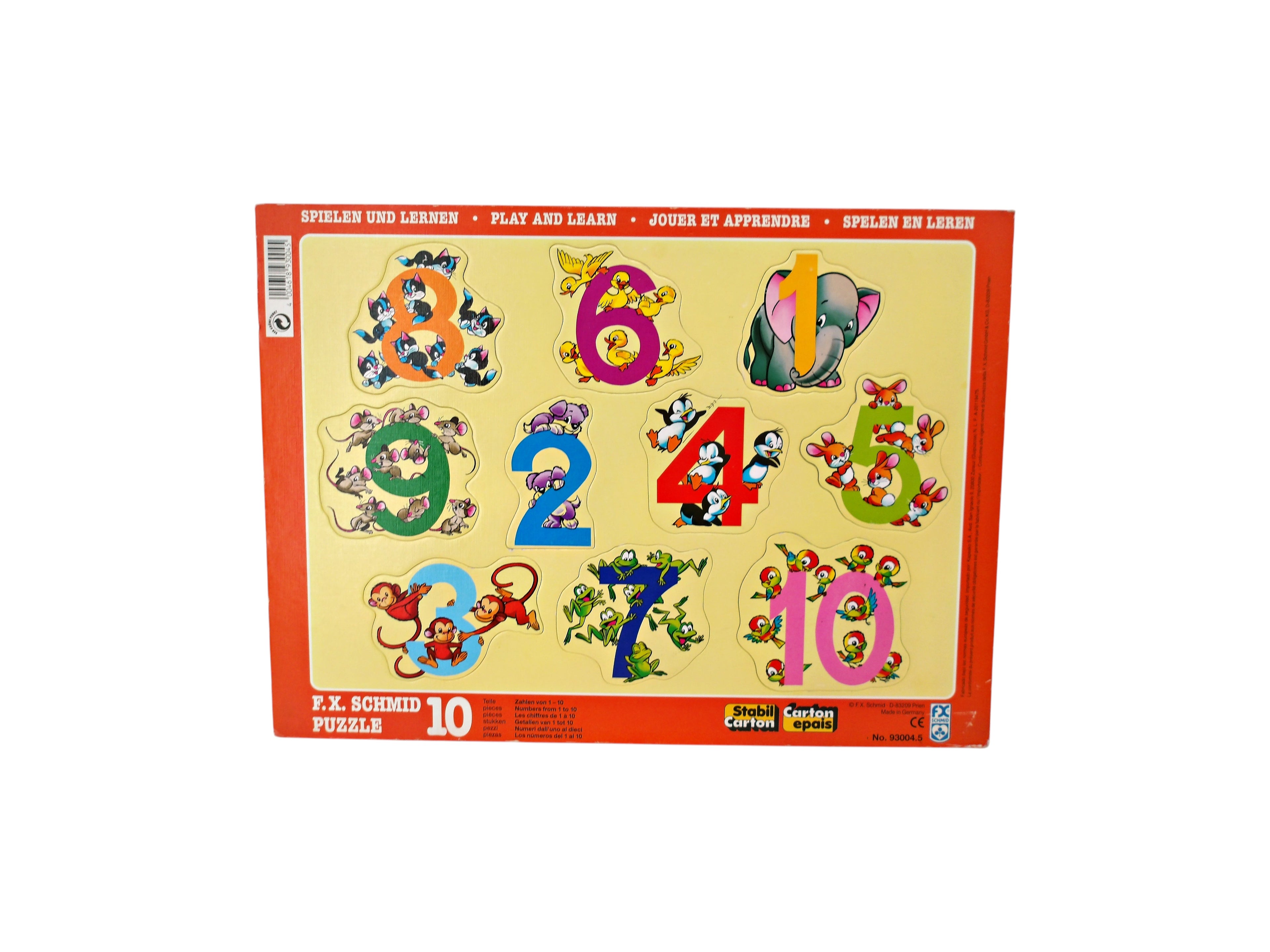 Puzzle cadre - Jouer et apprendre - 10 pièces
