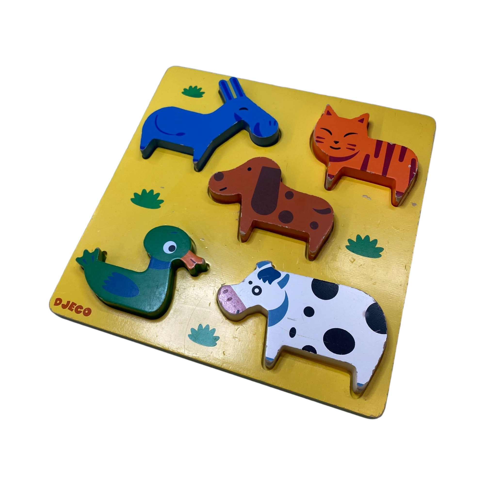 Puzzle animaux à encastrer