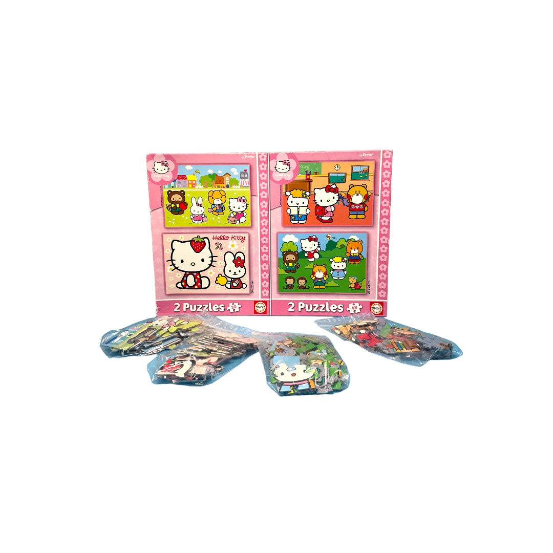 4 puzzles évolutifs - Hello Kitty- Édition 2010