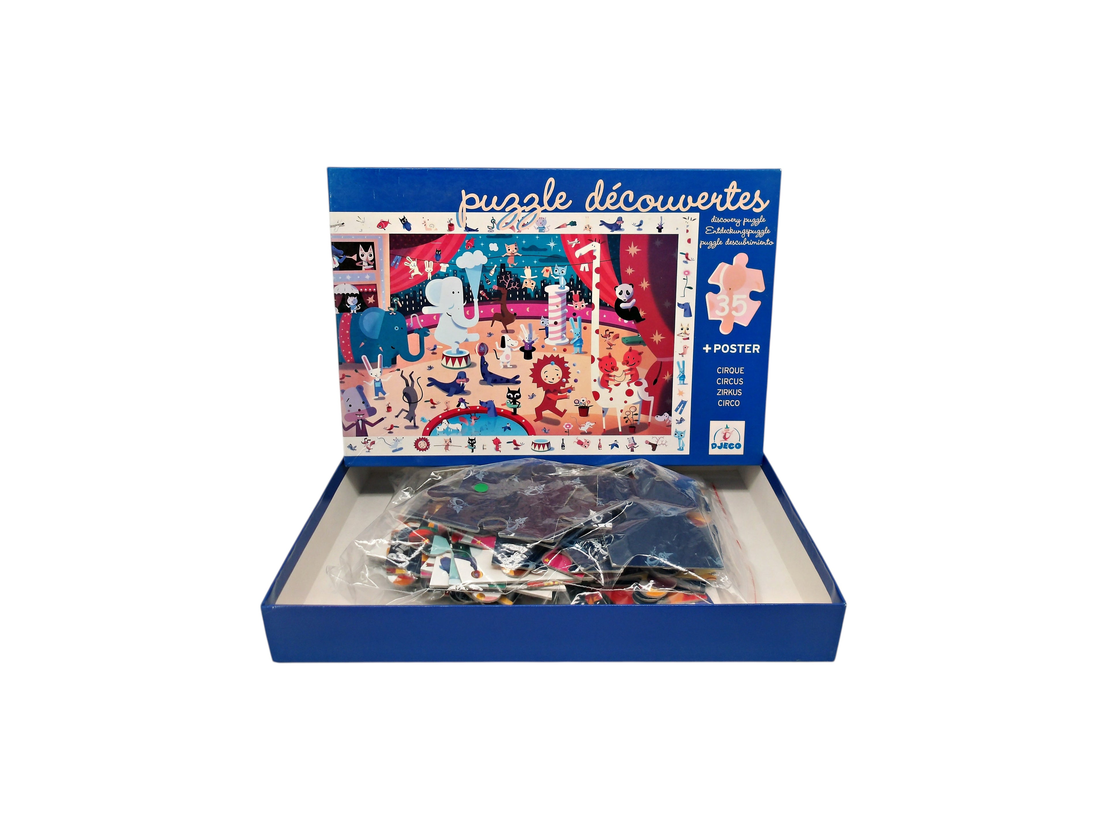 Puzzle découvertes - Cirque - 35 pièces