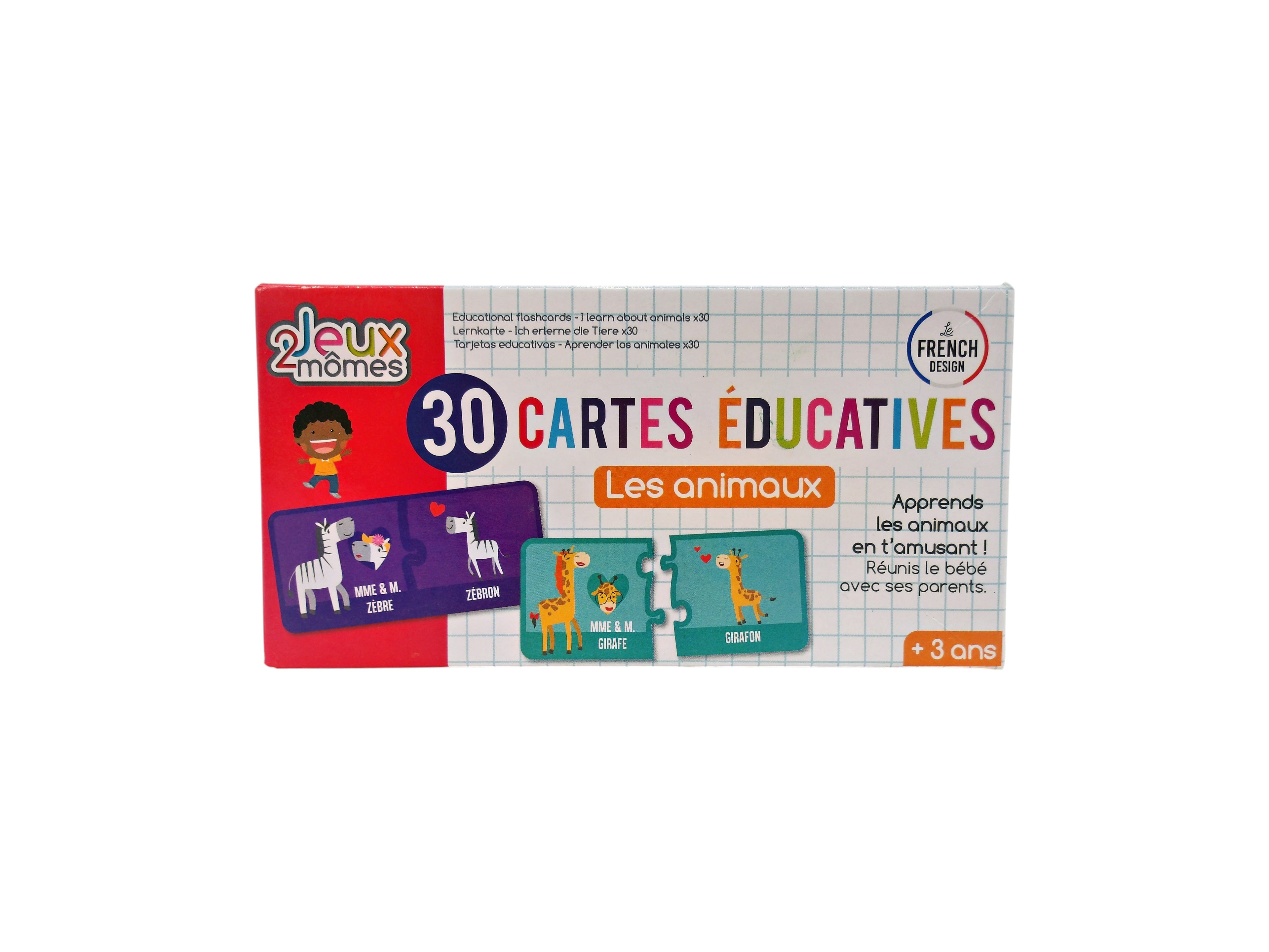 30 cartes éducatives - Les animaux