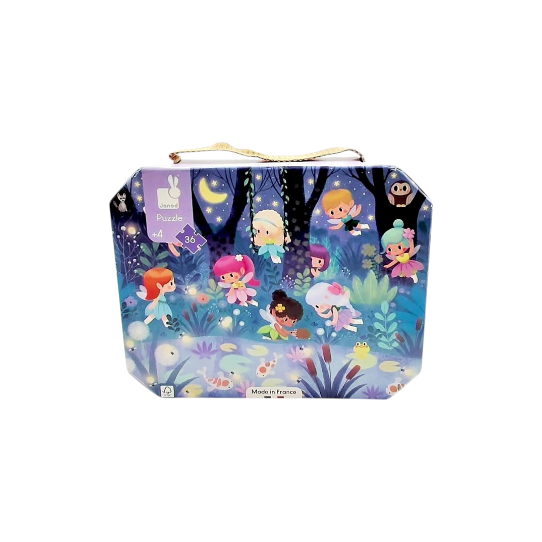 Puzzle valisette - Fées et nénuphars - 36 pièces
