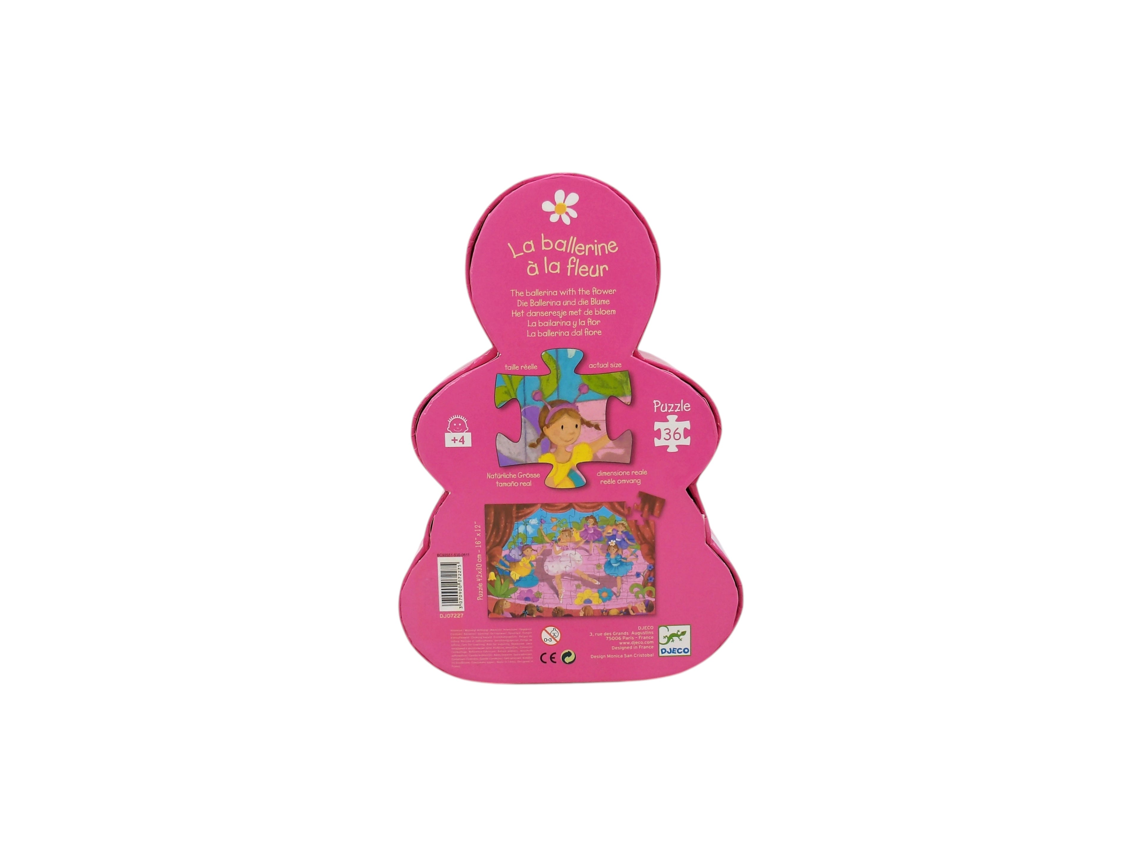 Puzzle - La ballerine à la fleur - 36 pièces