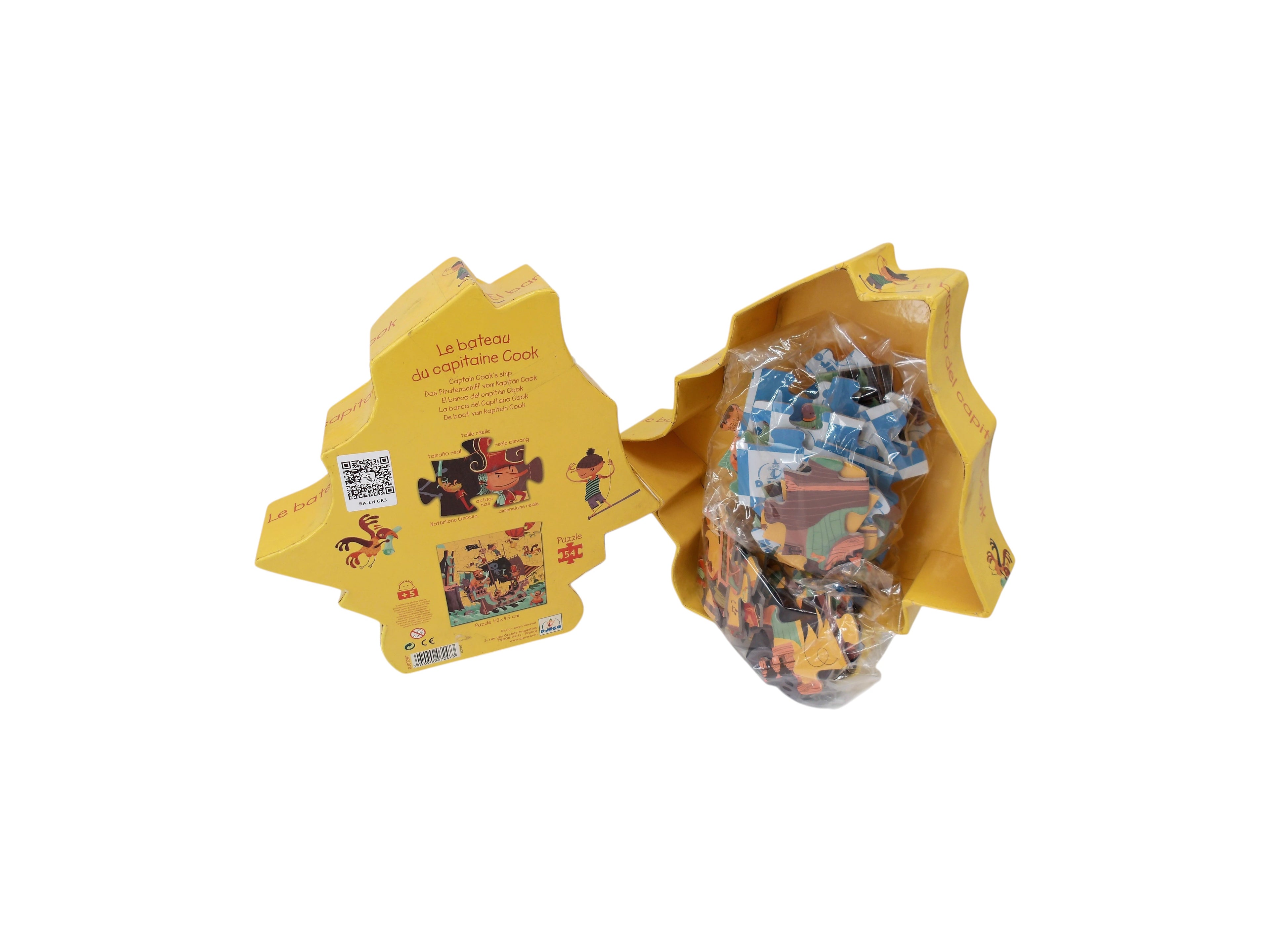 Puzzle - Le bateau du Capitaine Cook - 54 pièces