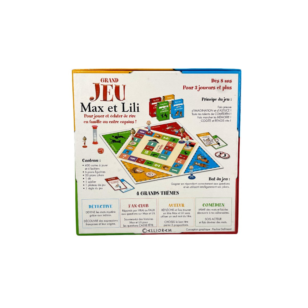 Grand jeu Max et Lili- Édition 2012