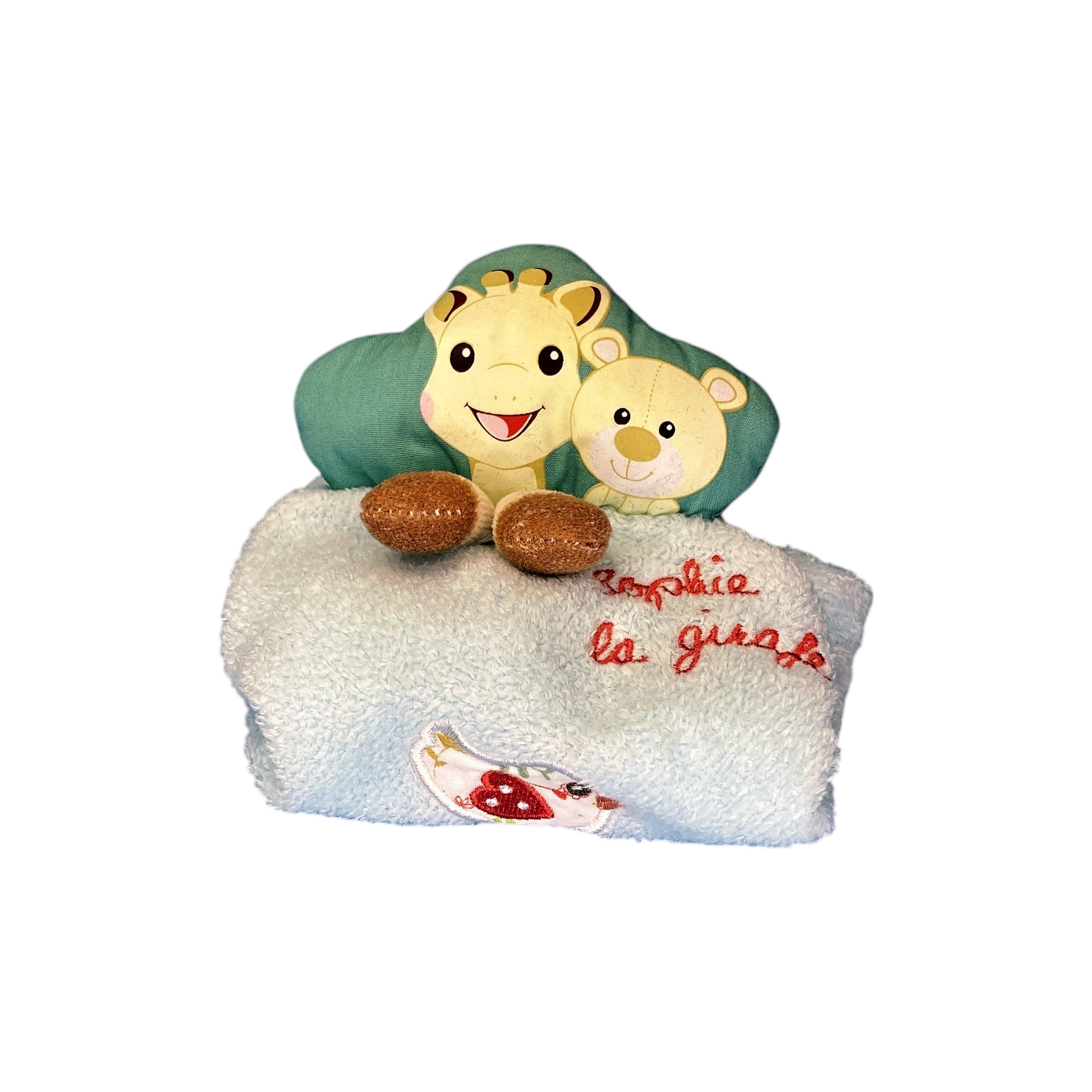 Doudou plat Sophie la girafe