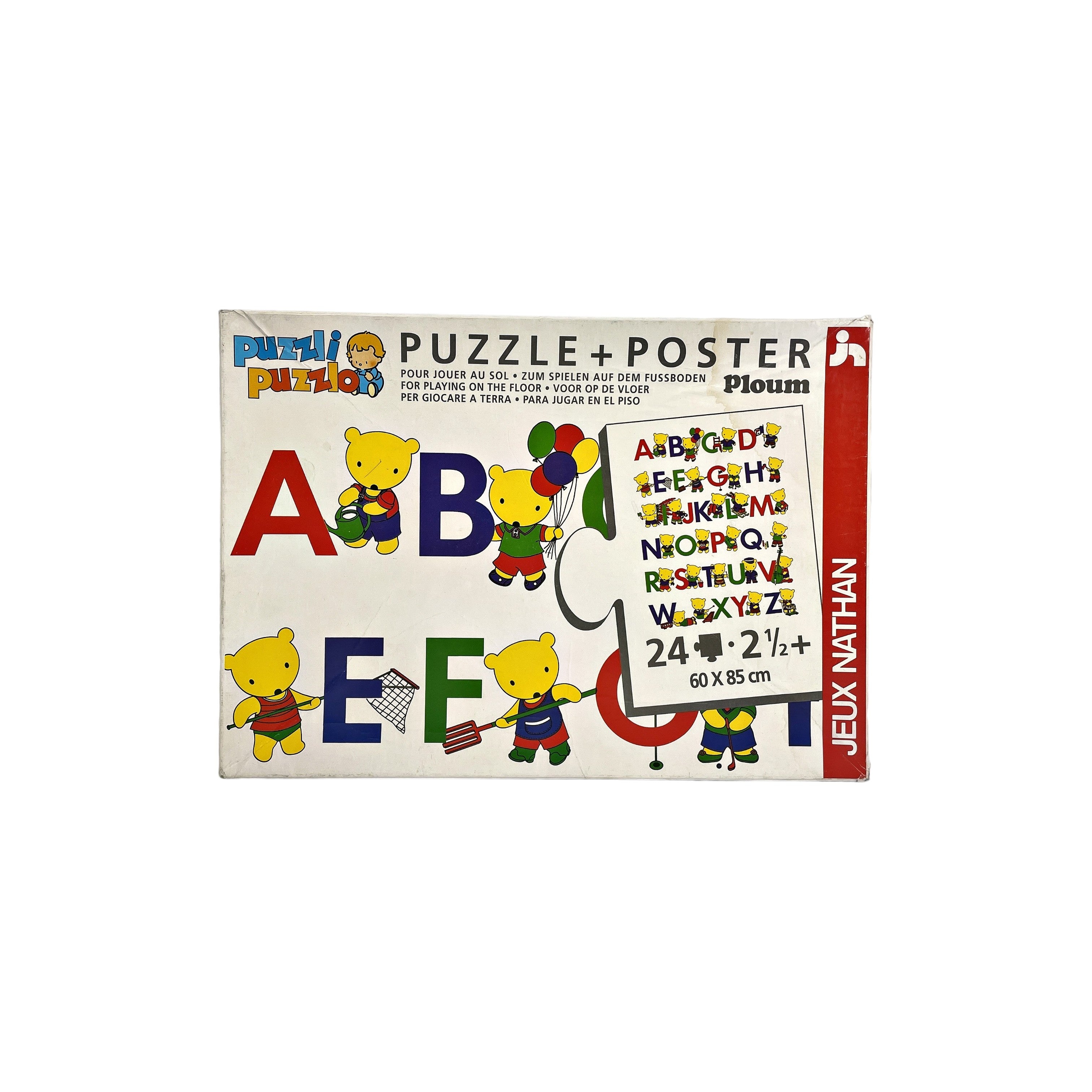 Puzzle alphabet avec poster - L&