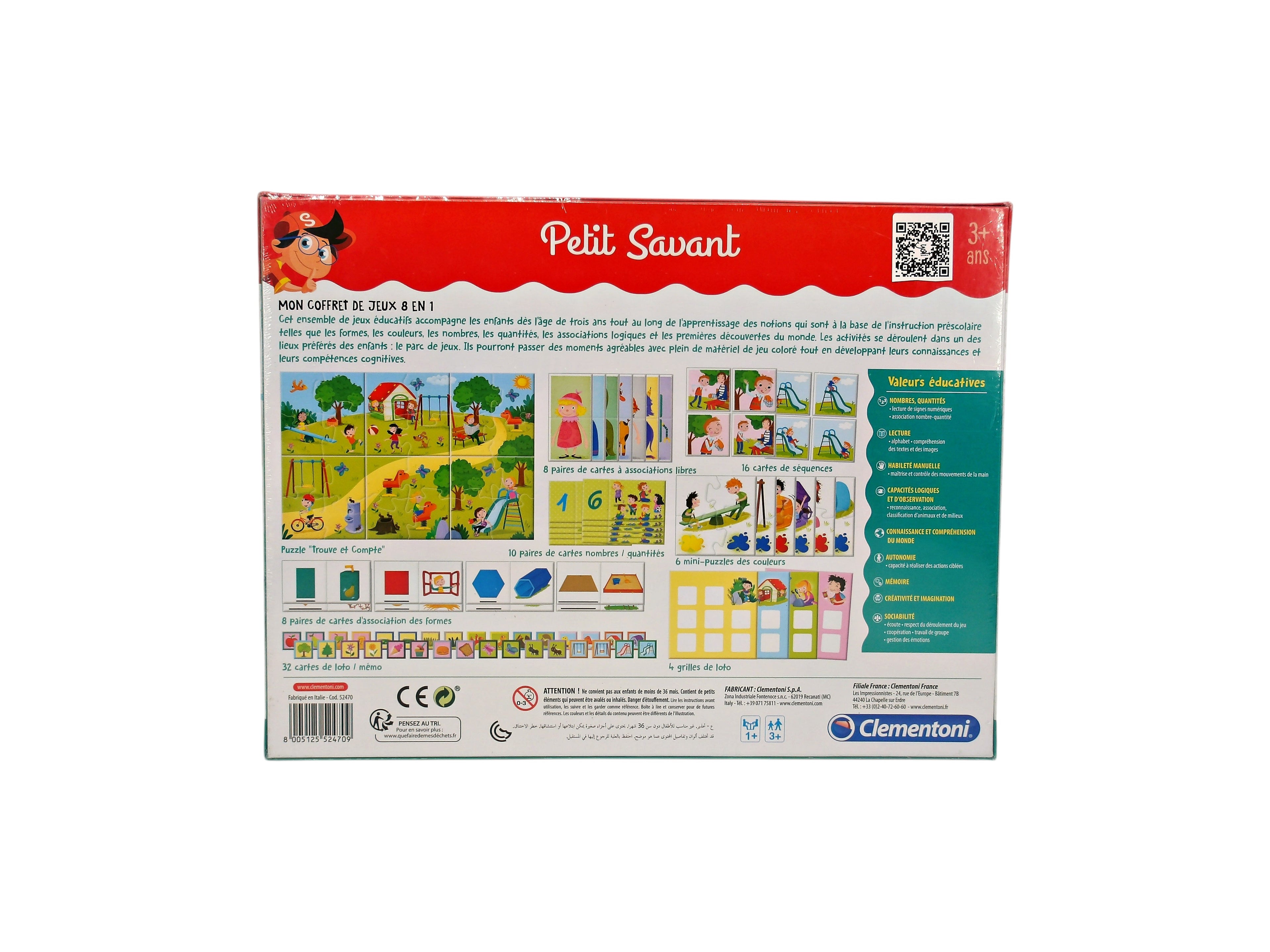 Petit savant - Mon coffret de jeux 8 en 1
