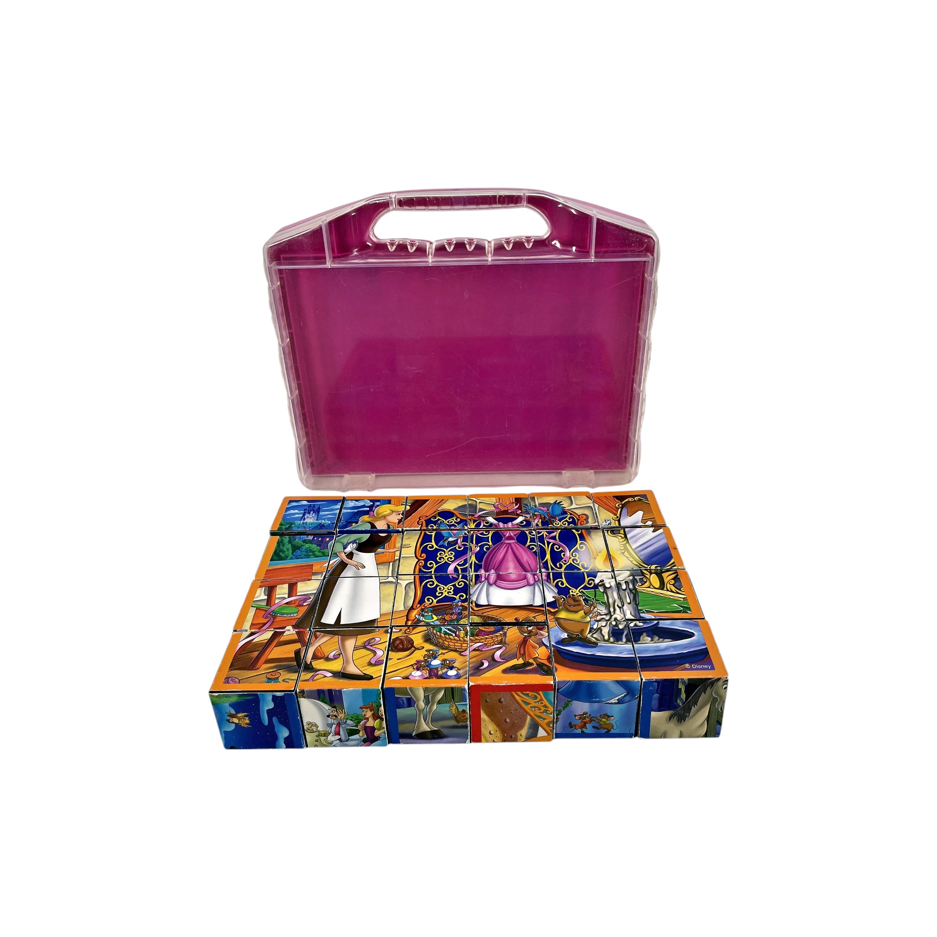 Coffret cubes puzzle - Cendrillon