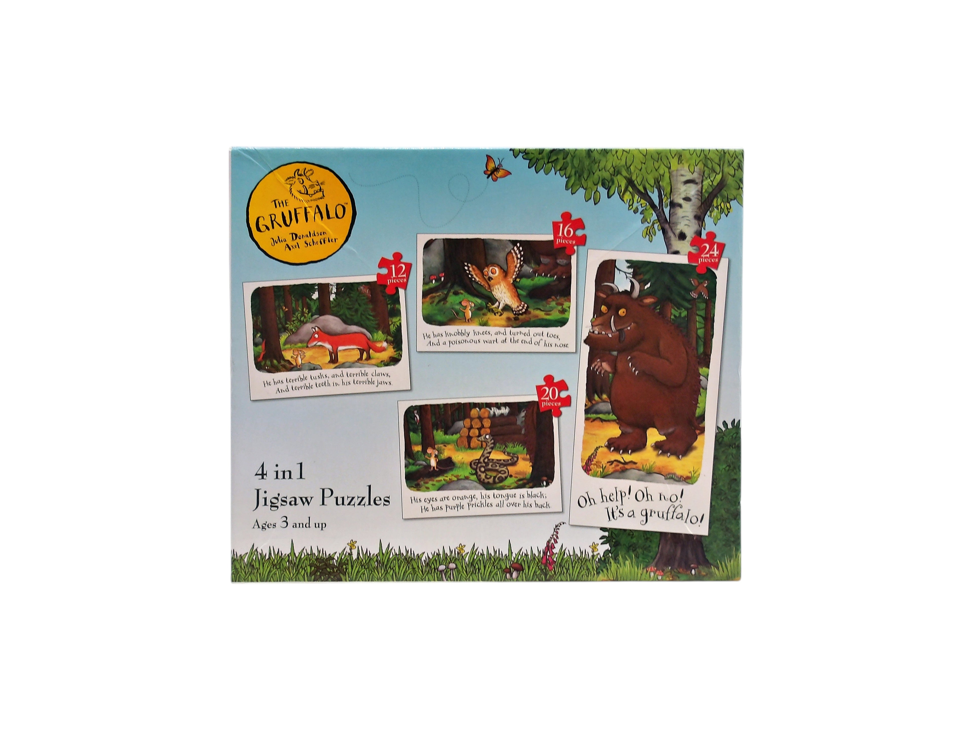 4 Puzzles évolutifs - The Gruffalo