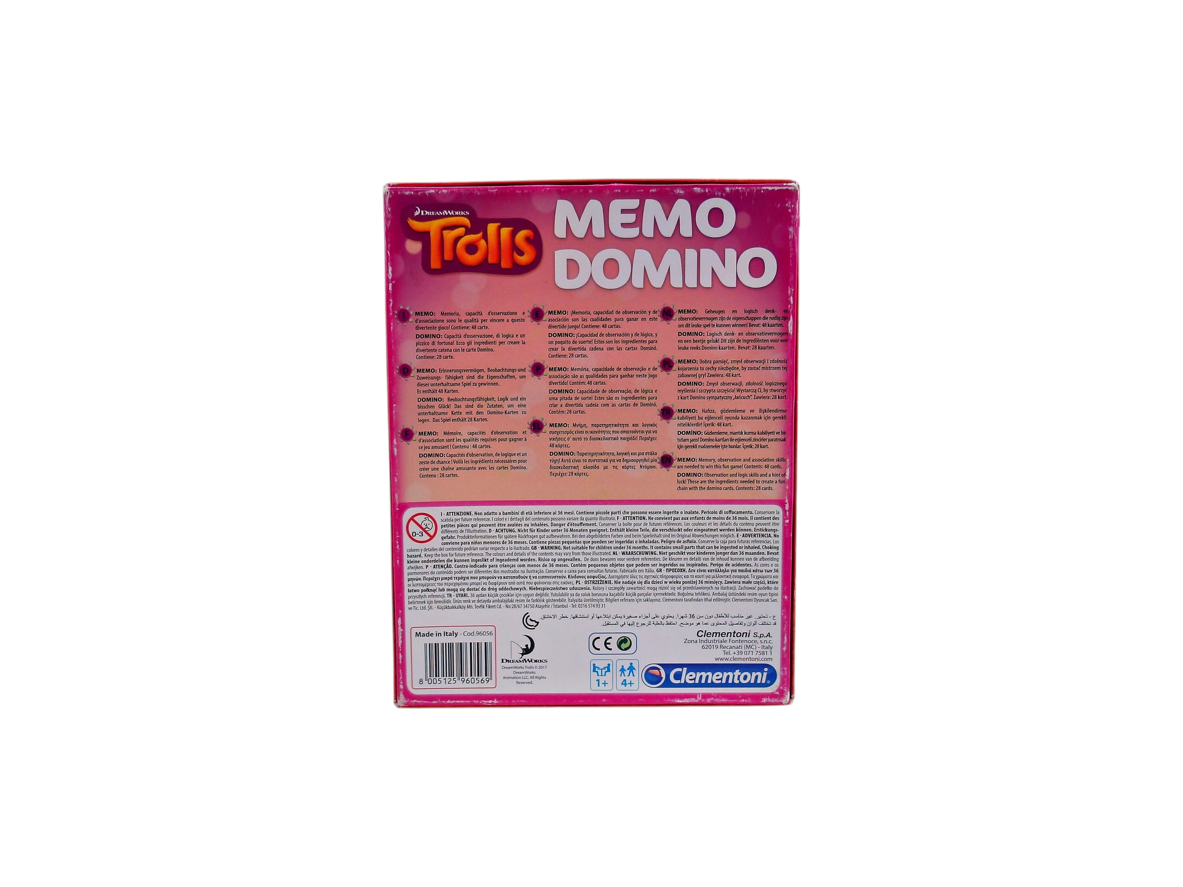 Memo Domino - Trolls- Édition 2012
