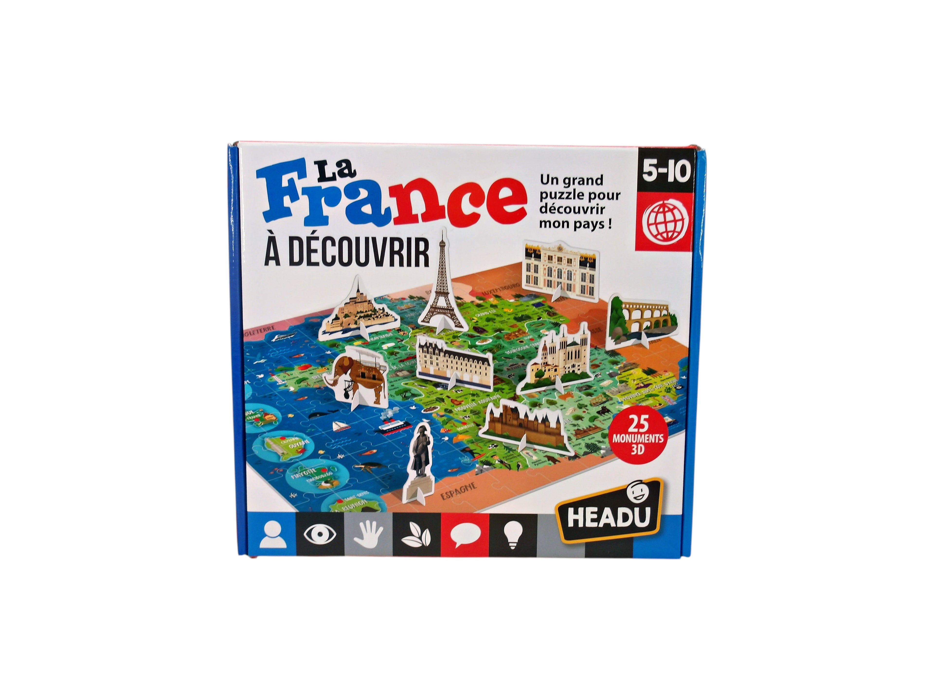 Puzzle - La France à découvrir - 25 monuments 3D