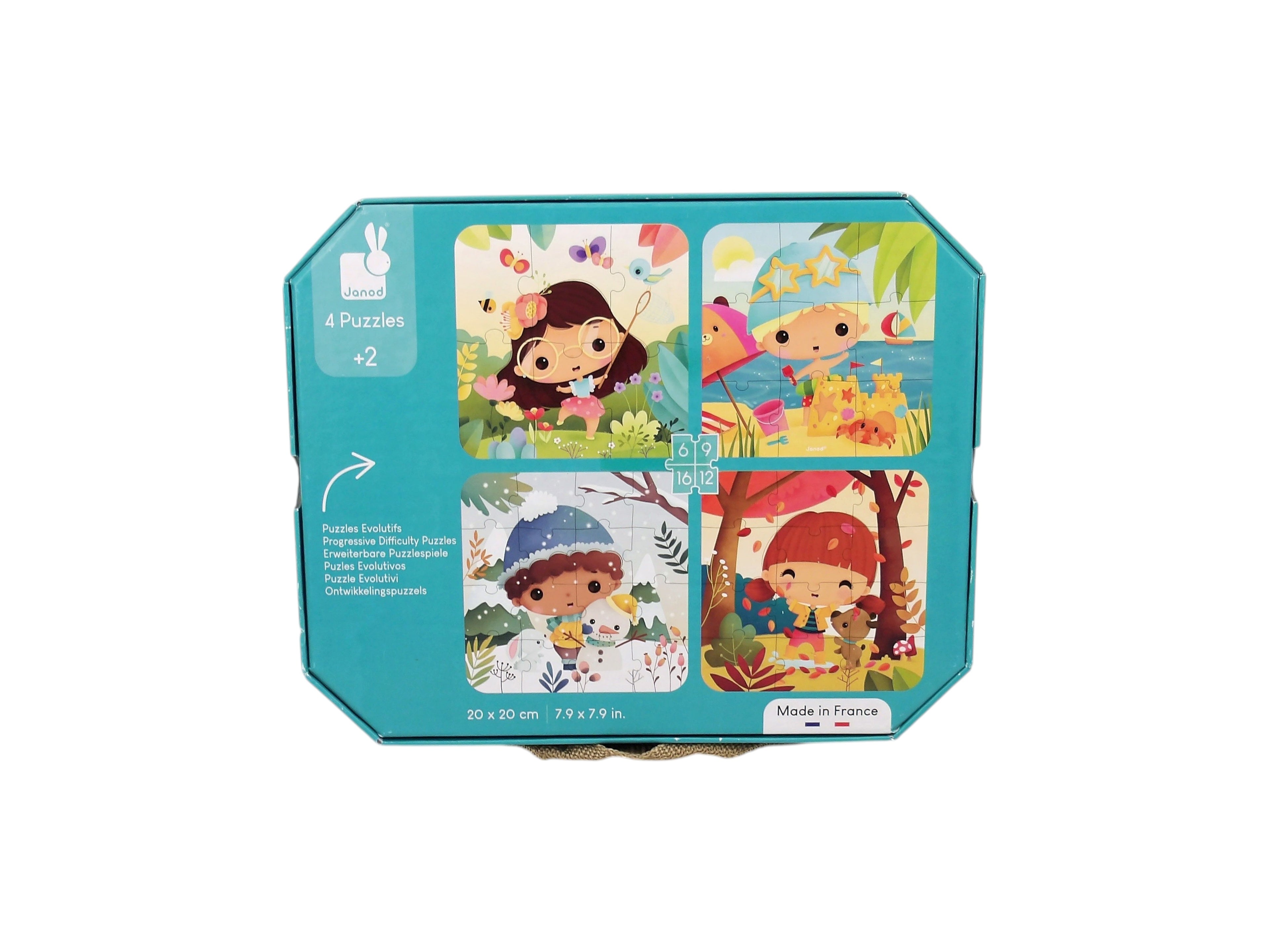 Puzzle valisette - Les 4 saisons x 4 - Édition 2019
