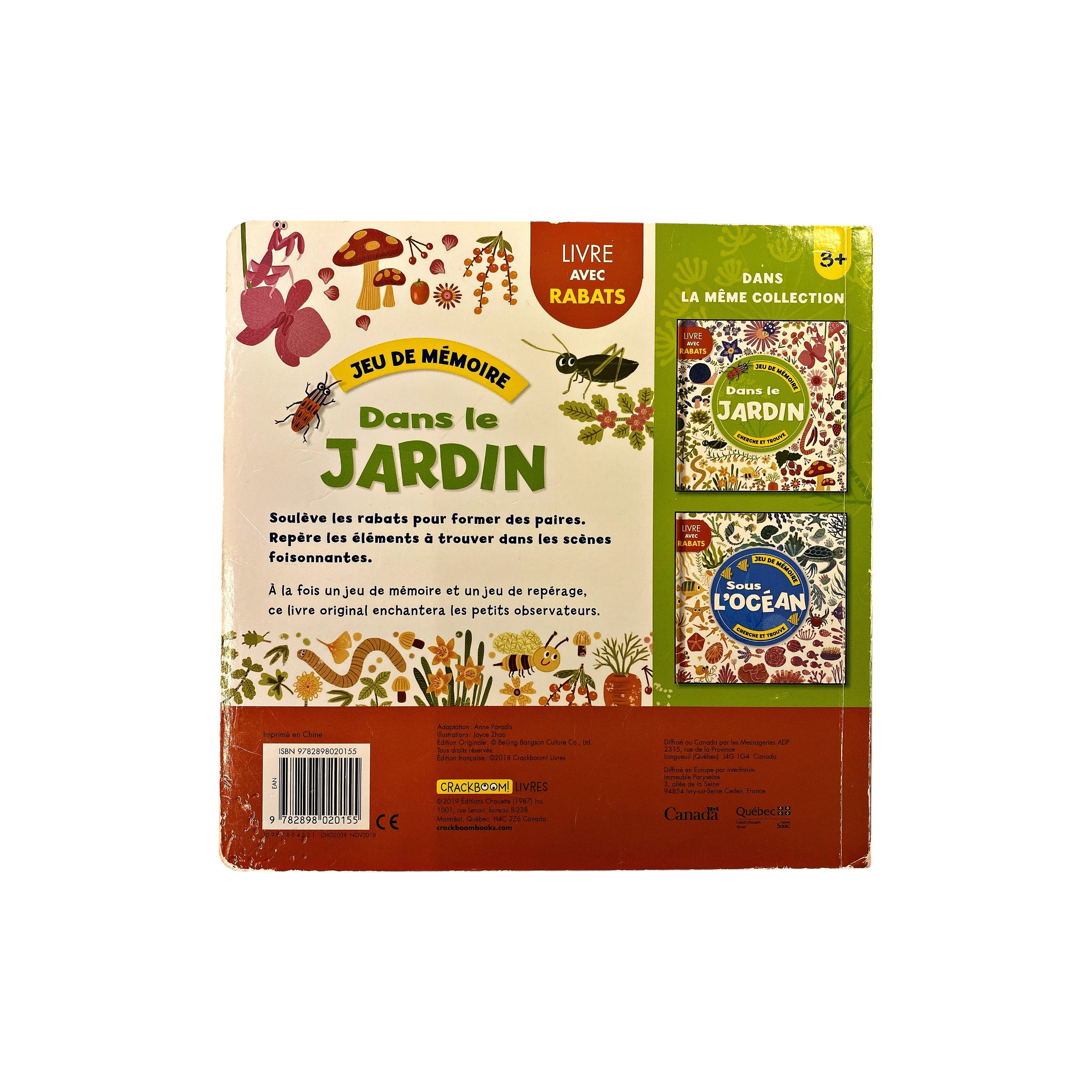 Jeu de mémoire - Dans le jardin