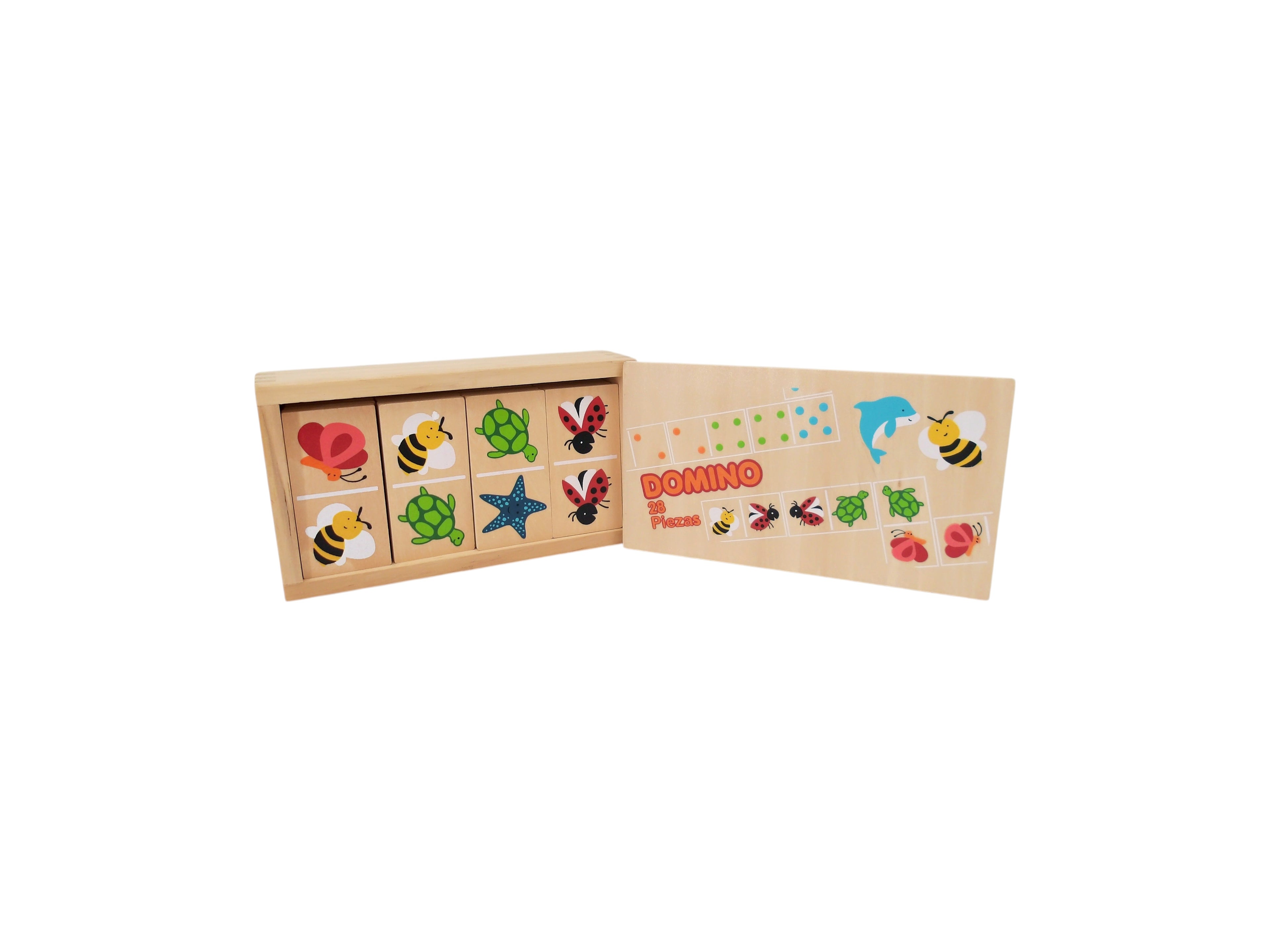 Domino double face en bois - Images