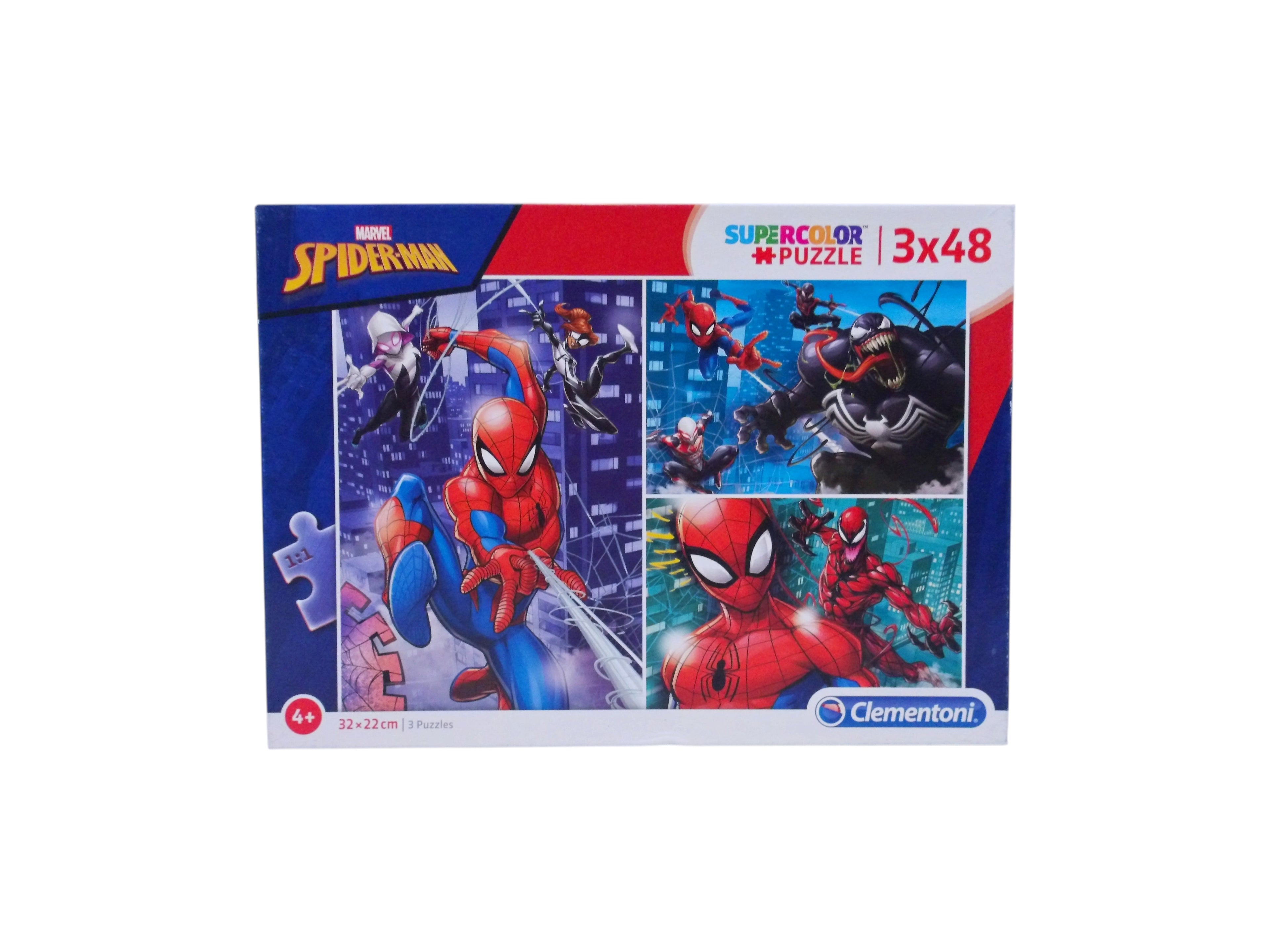Puzzle - Spider Man - 3x48 pièces
