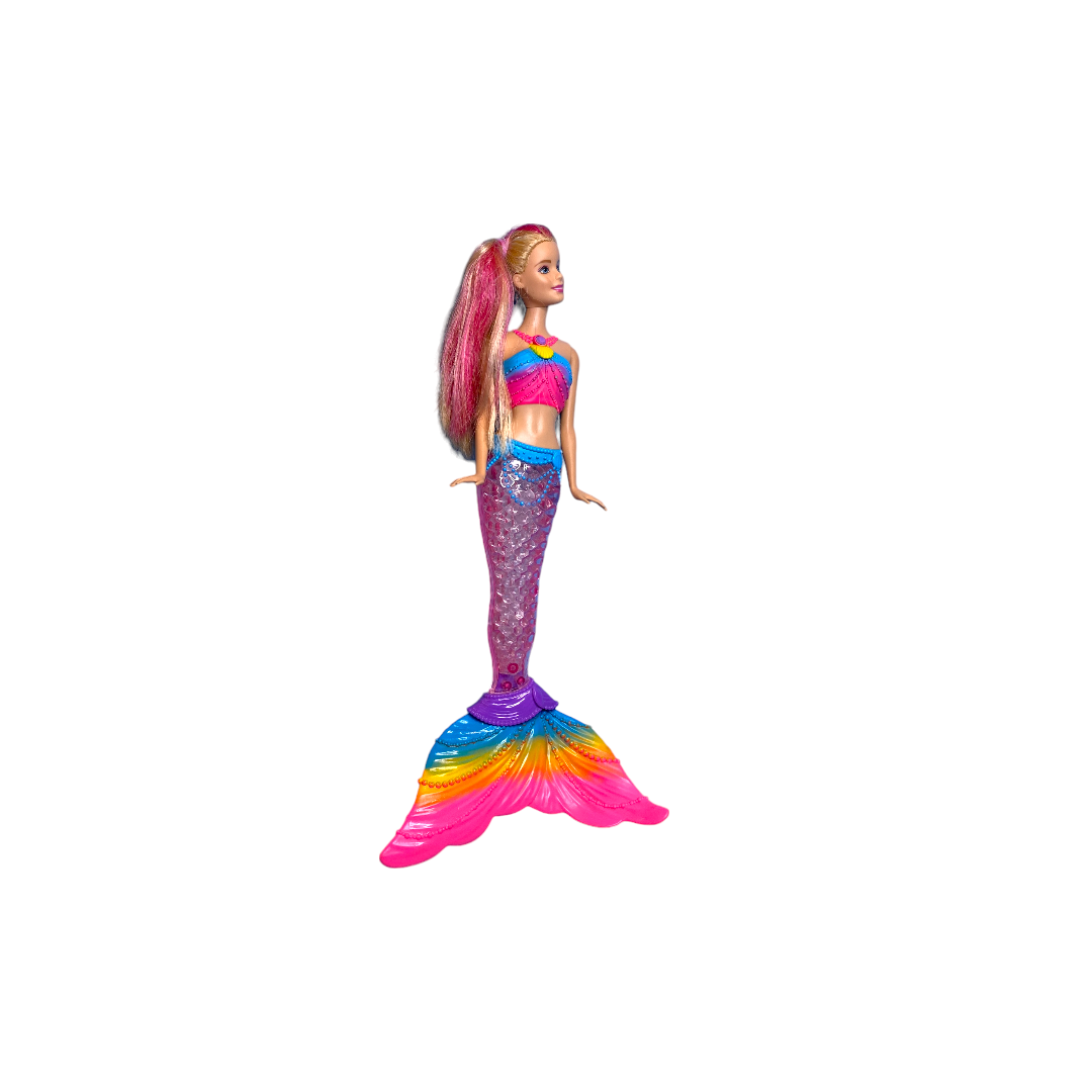 Barbie - Dreamtopia sirène arc-en-ciel et lumières