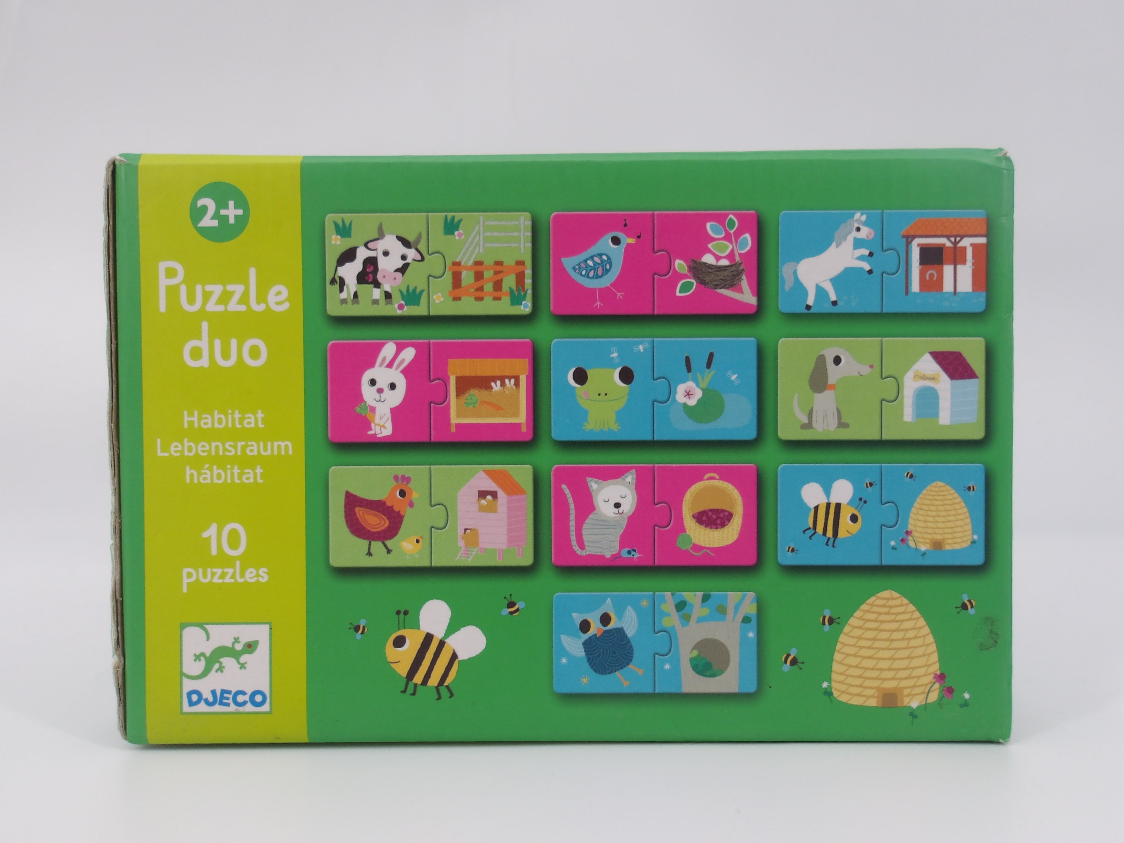 Puzzle Duo - Habitat - 10 pièces