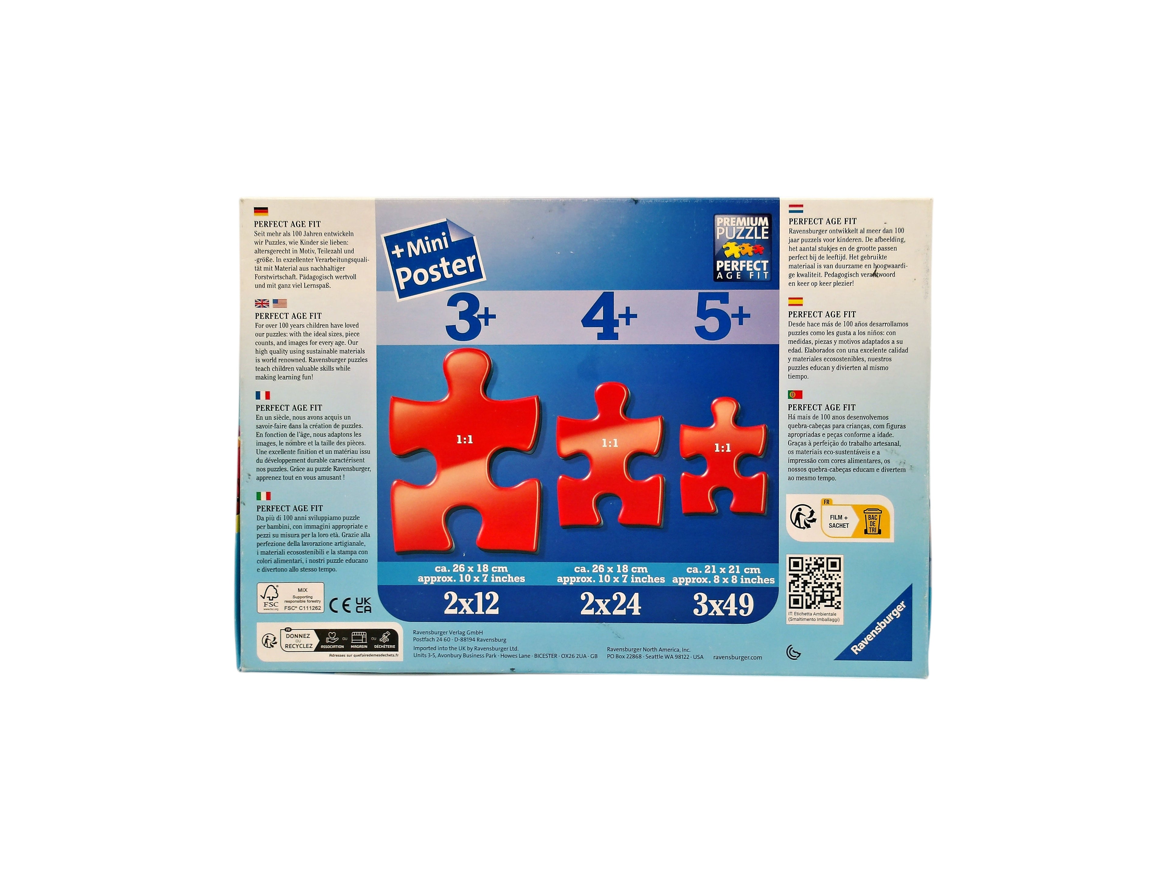 Puzzle - Peppa Pig -2x12 pièces