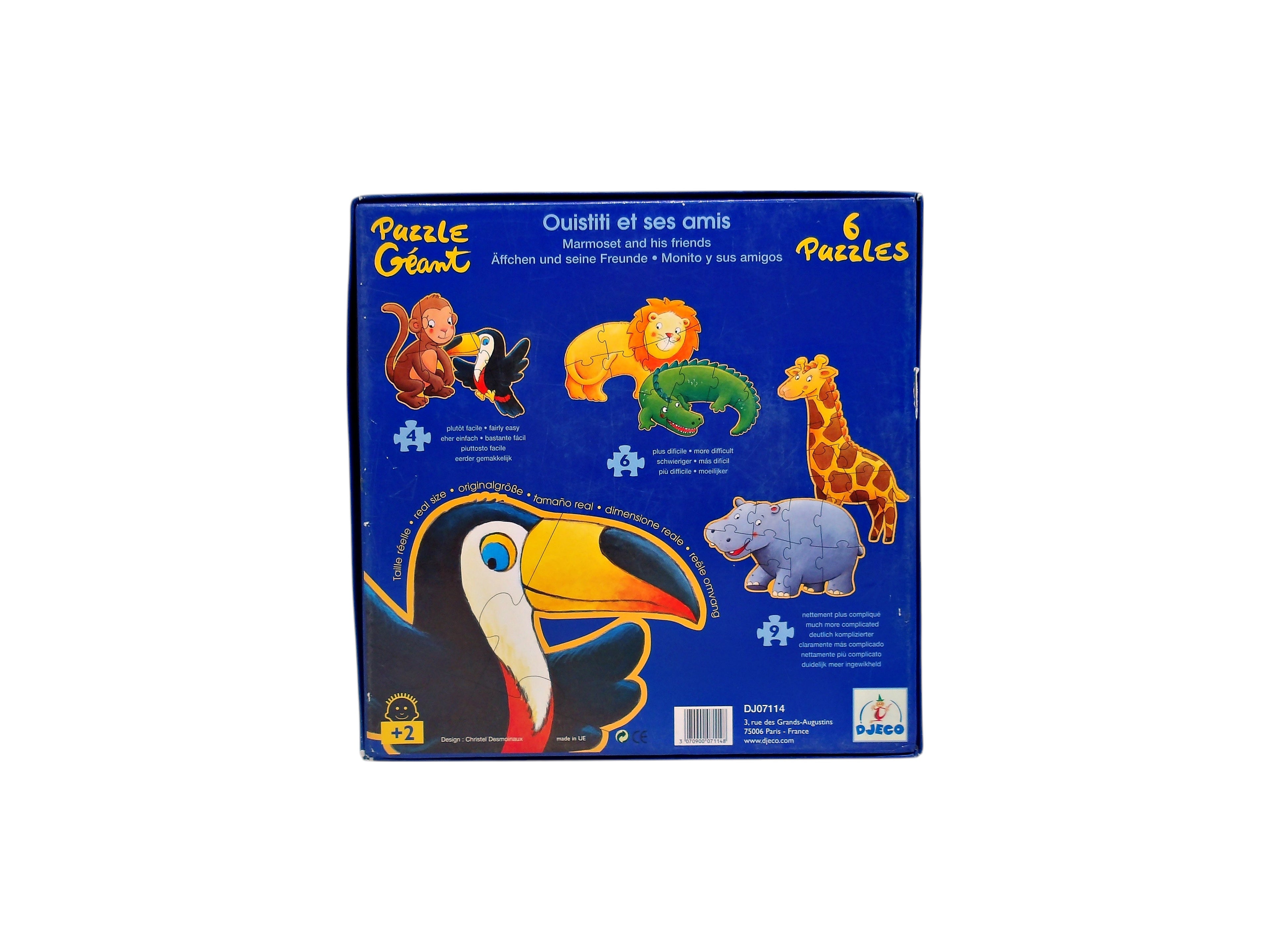 Puzzle géant Ouistiti & ses amis - x6