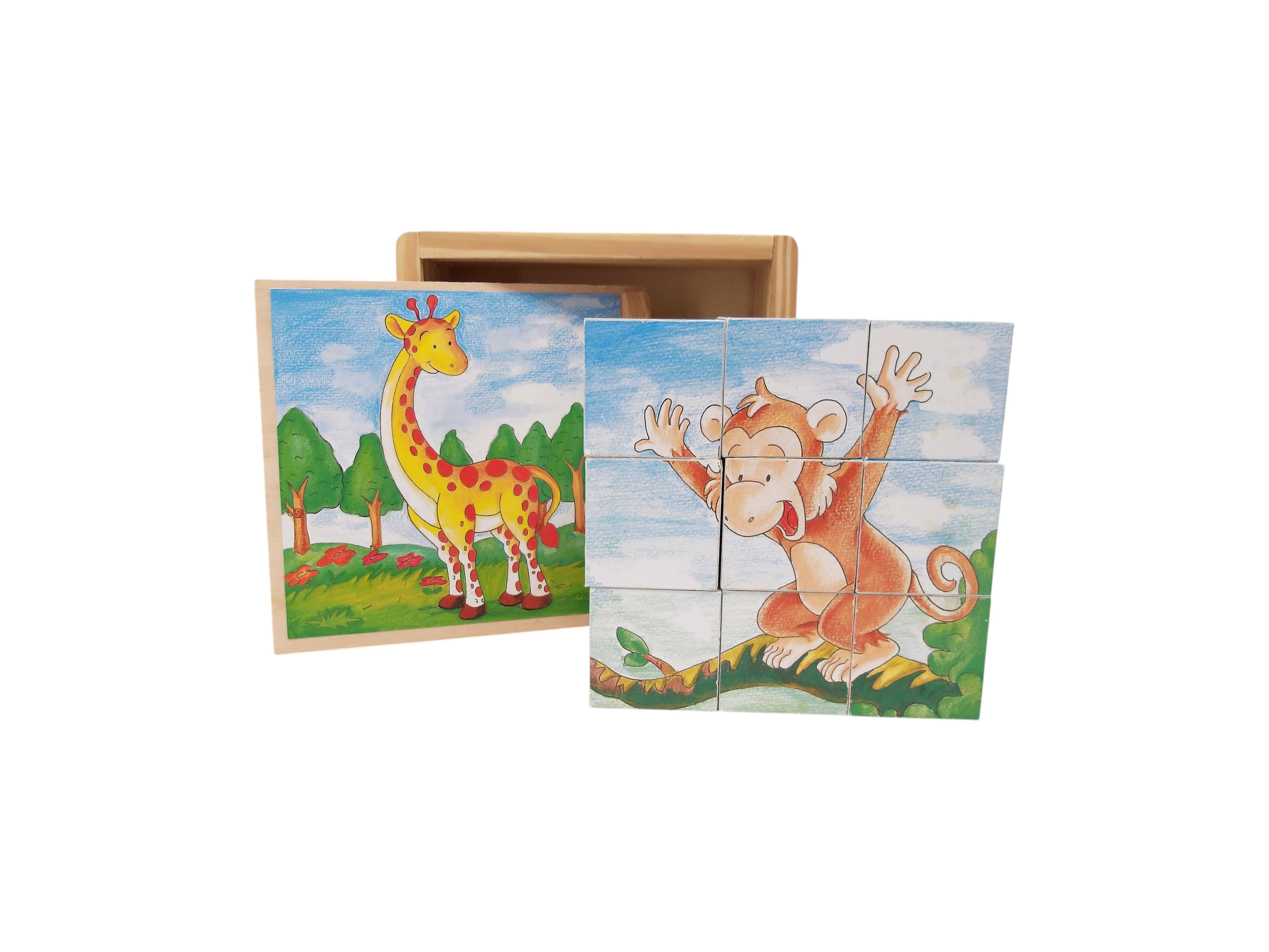Puzzles cubes - La savane