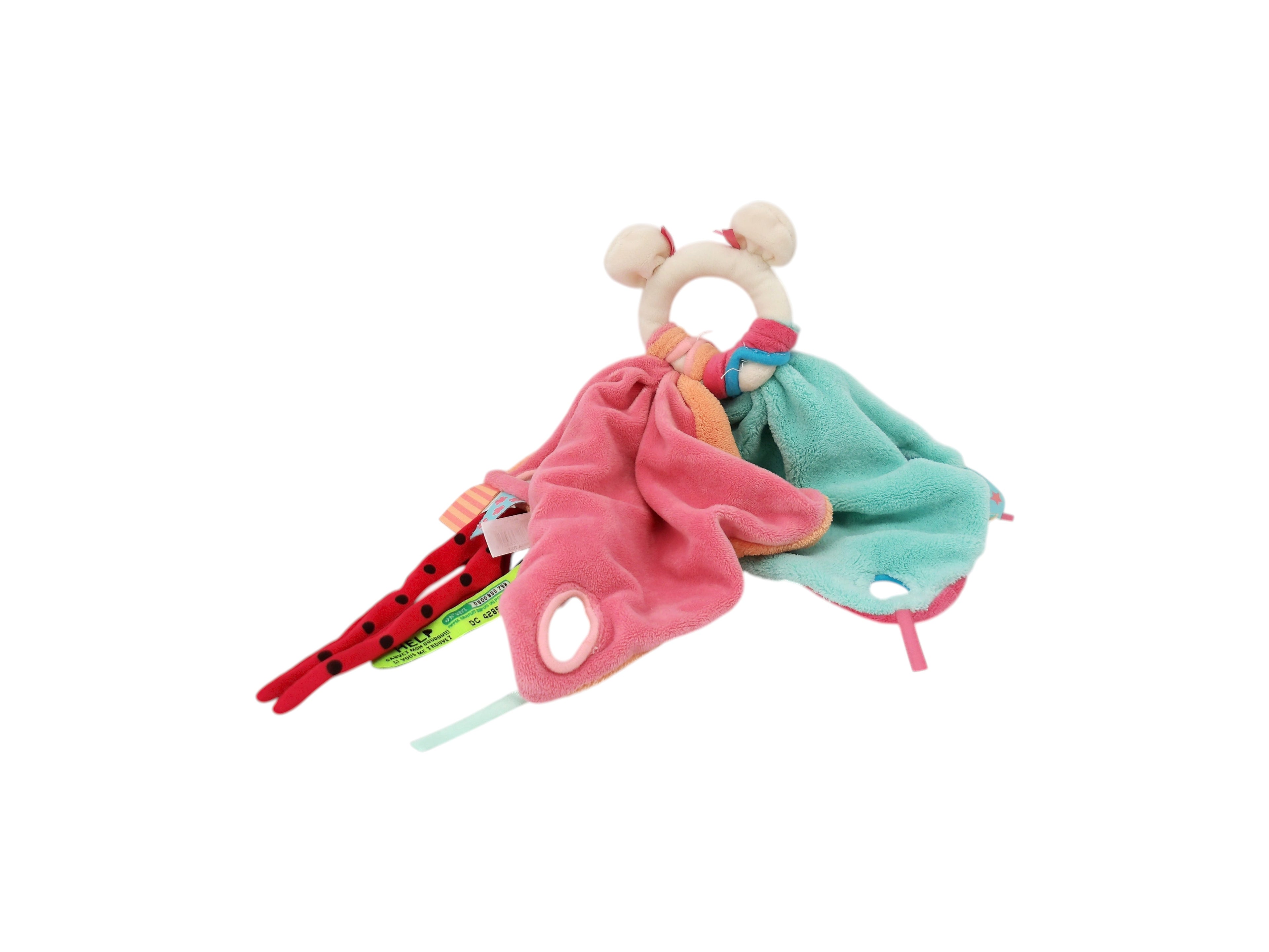 Doudou - Souris rose