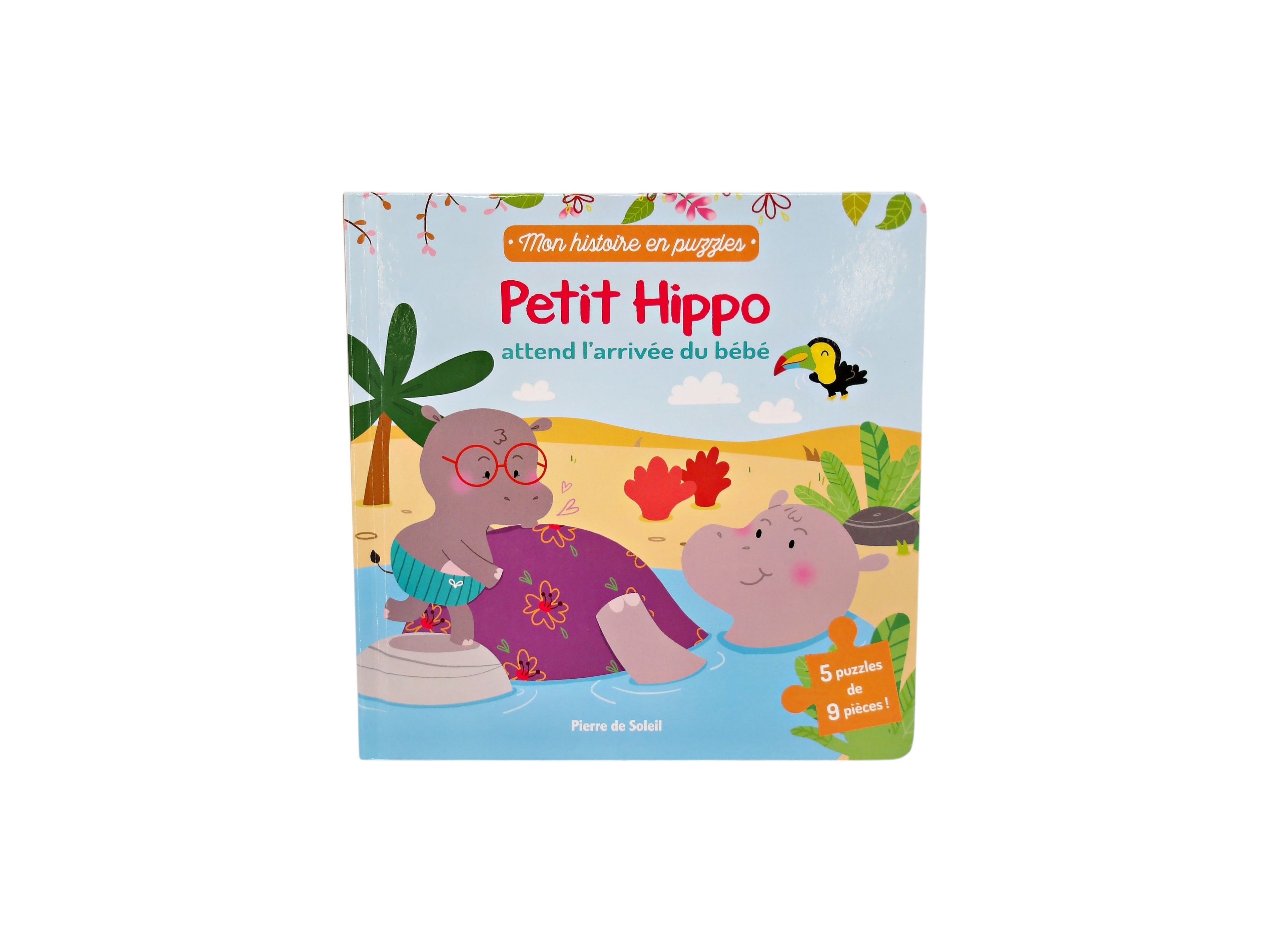 Mon histoire en puzzles - Petit Hippo attend l&