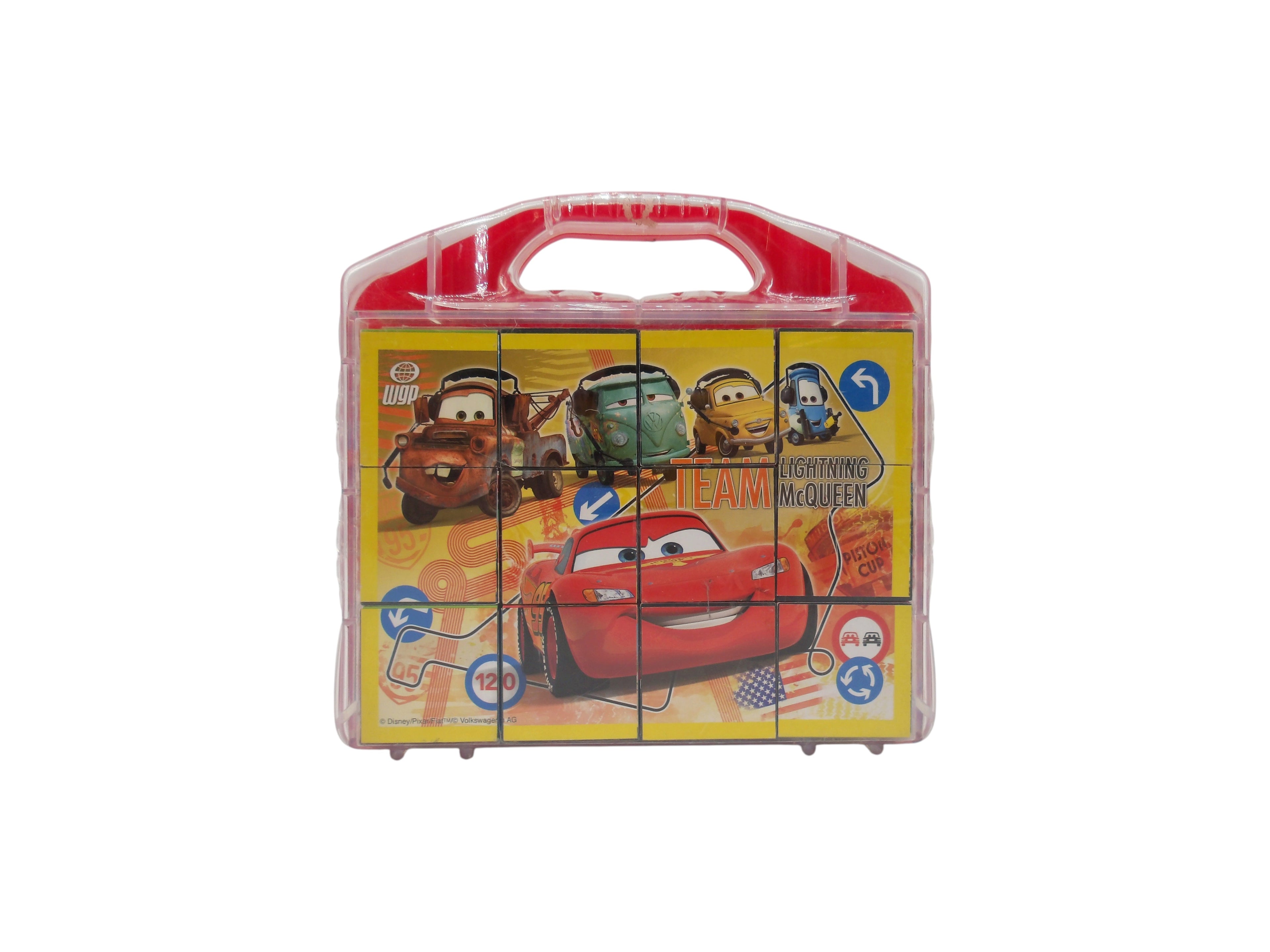Valisette puzzles cubes - Cars 2