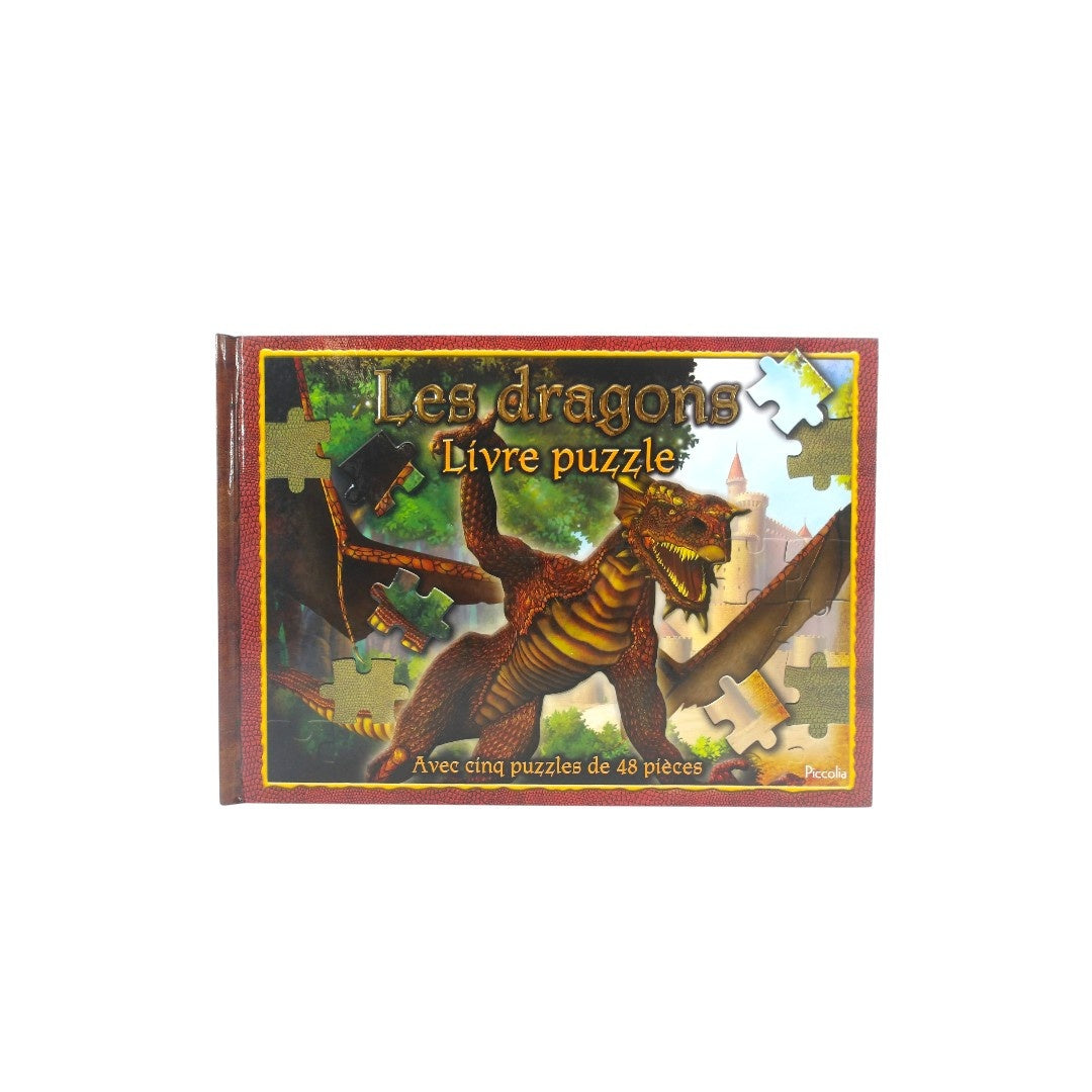 Puzzle livre - Les dragons - 48 pièces- Édition 2007