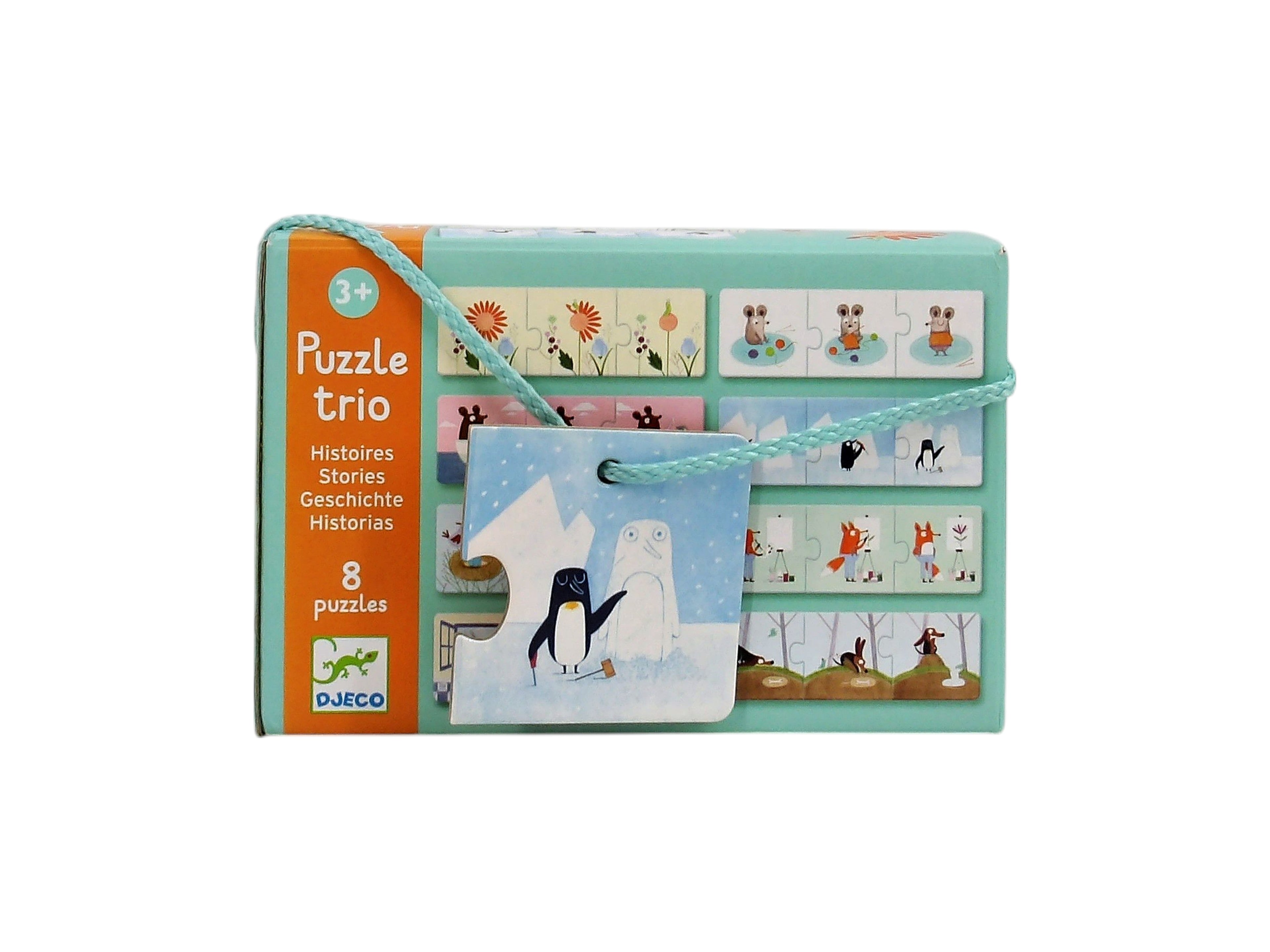 Puzzle Trio Histoires - 8 x 3 pièces