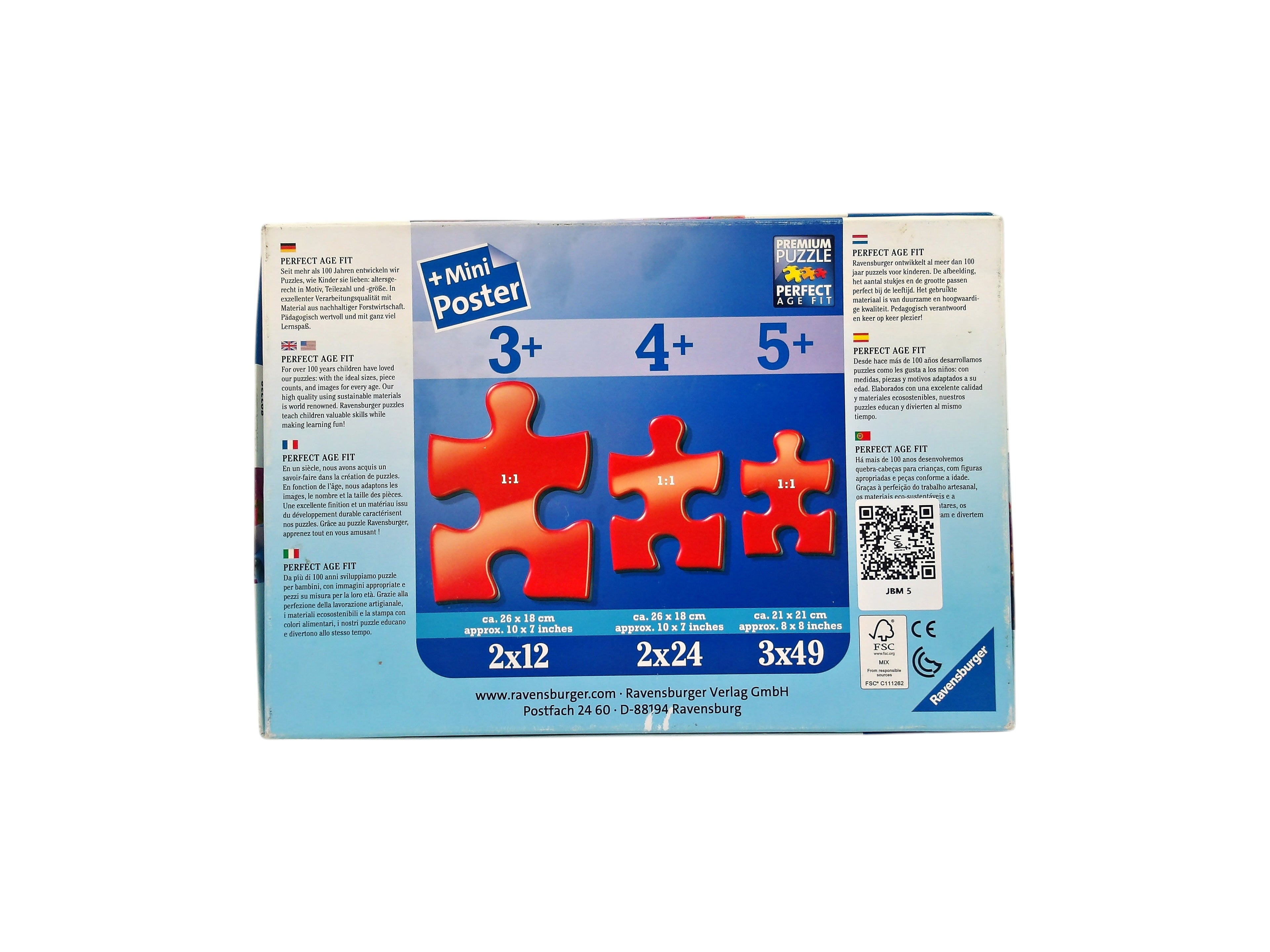 Puzzle - Reine des neiges 2 - 2x24 pièces