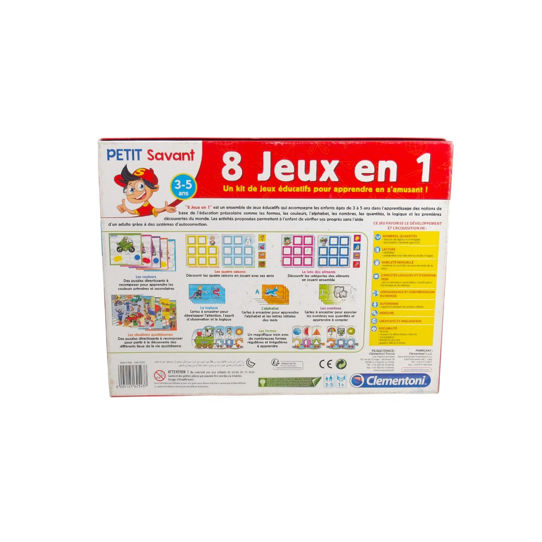 Mon coffret de jeux 8 en 1