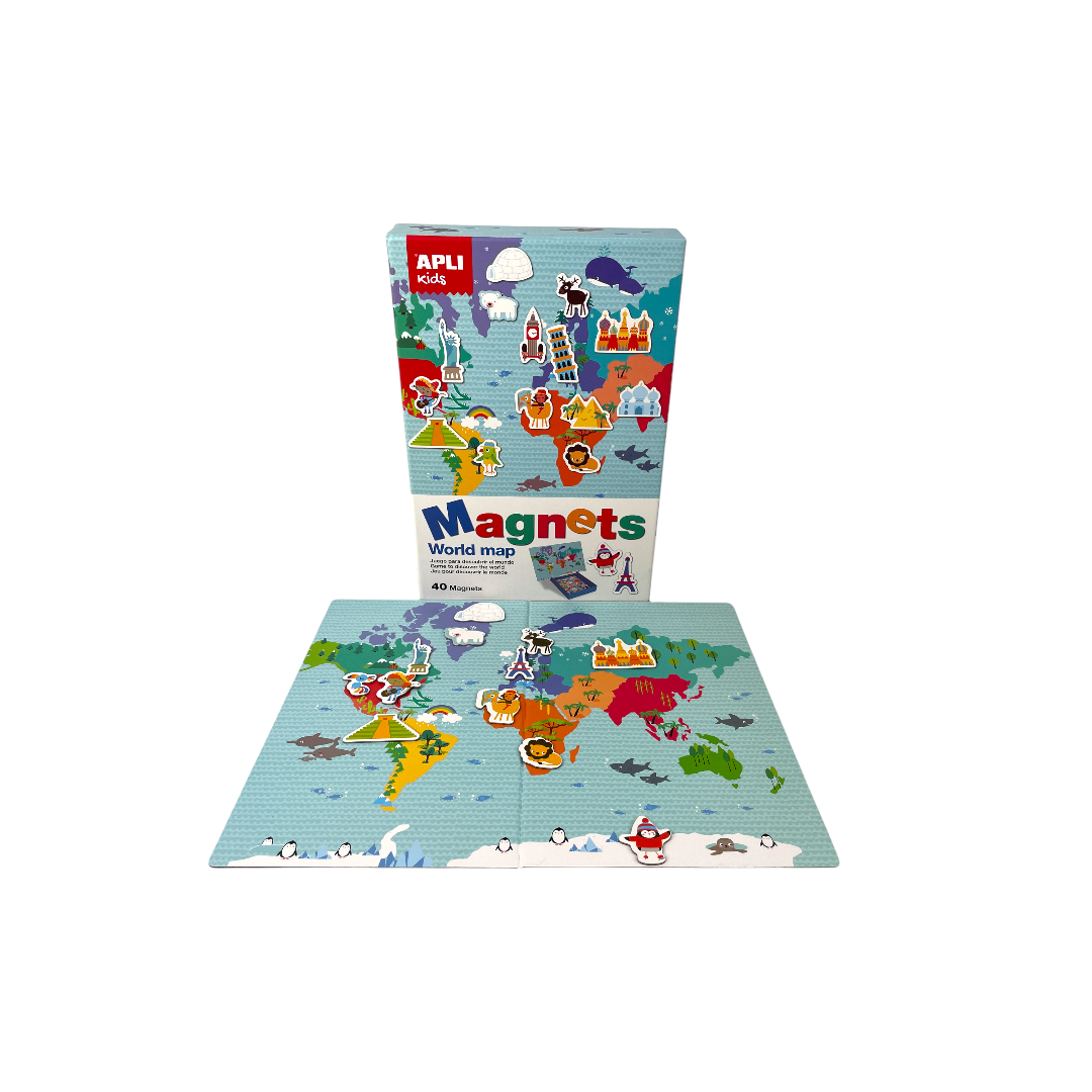 Jeu magnétique - Carte du Monde