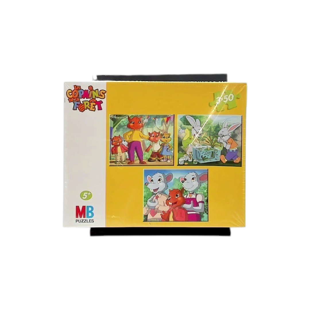 Puzzle - Les copains de la forêt - 3x50 pièces