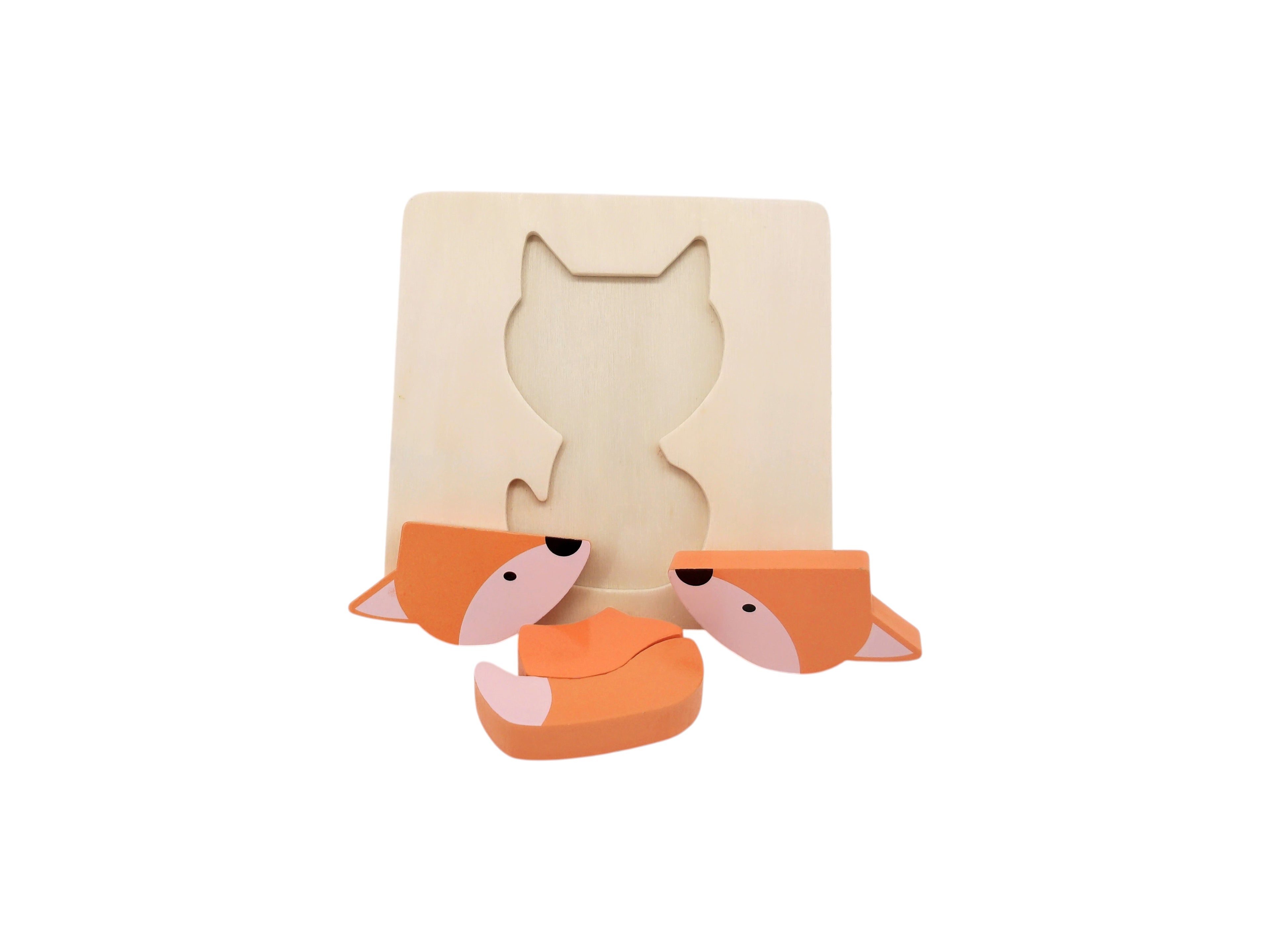 Puzzle encastrable - Renard - 4 pièces