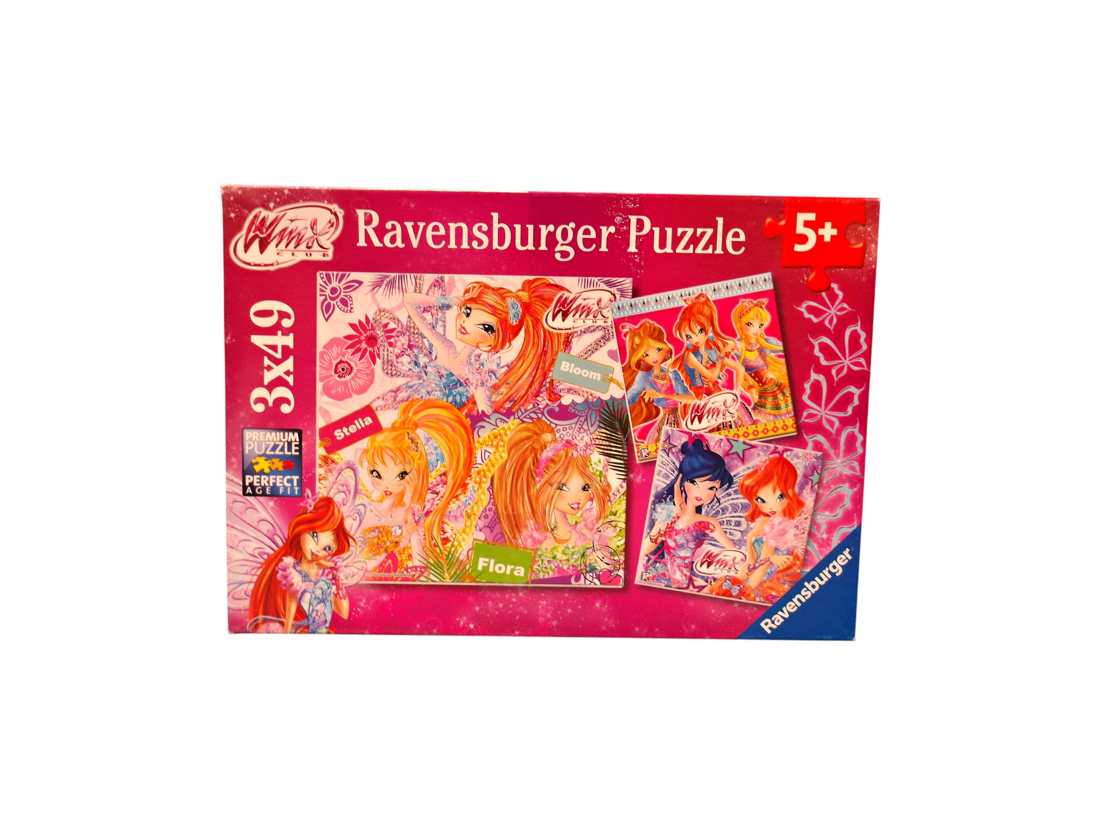 Puzzle - Winx avec poster - 3x49 pièces