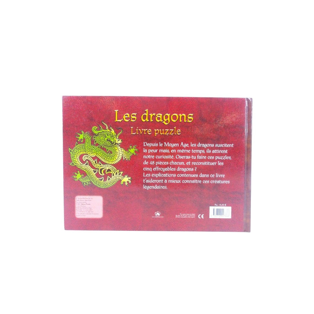 Puzzle livre - Les dragons - 48 pièces- Édition 2007