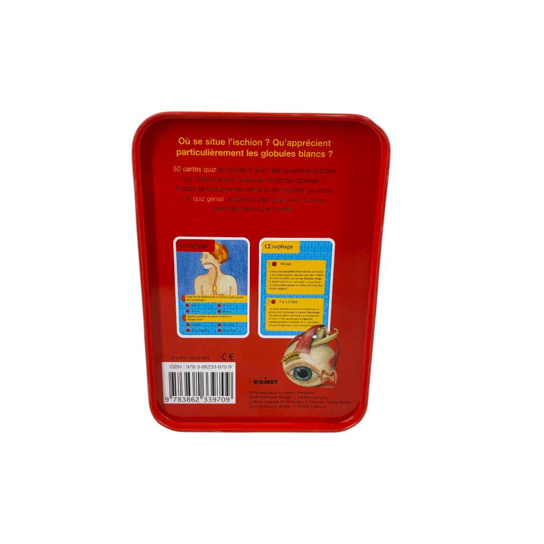 Cartes quiz - Corps humain