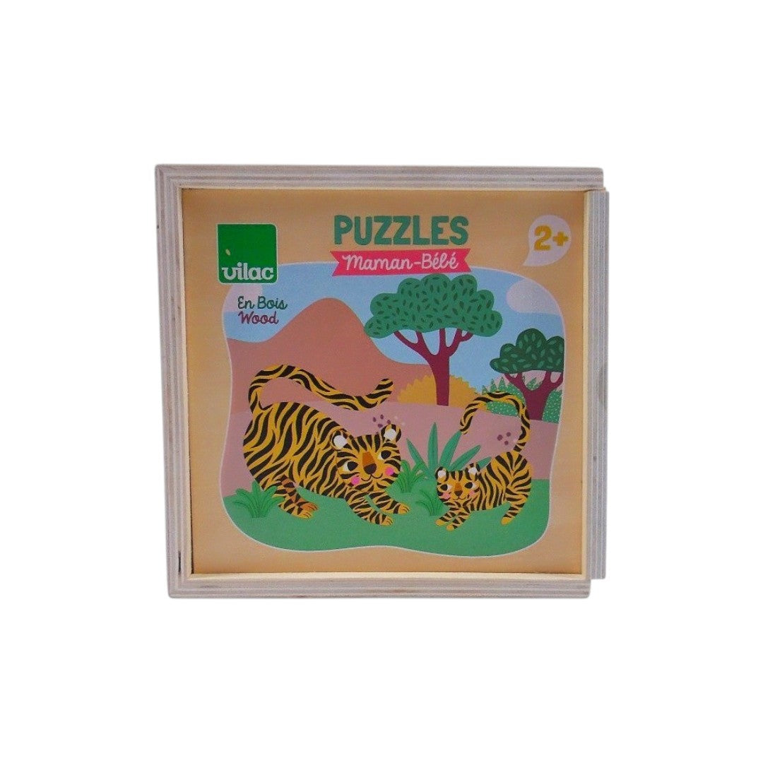 Puzzle bois -Maman-bébé -12 Paires- Édition 2023