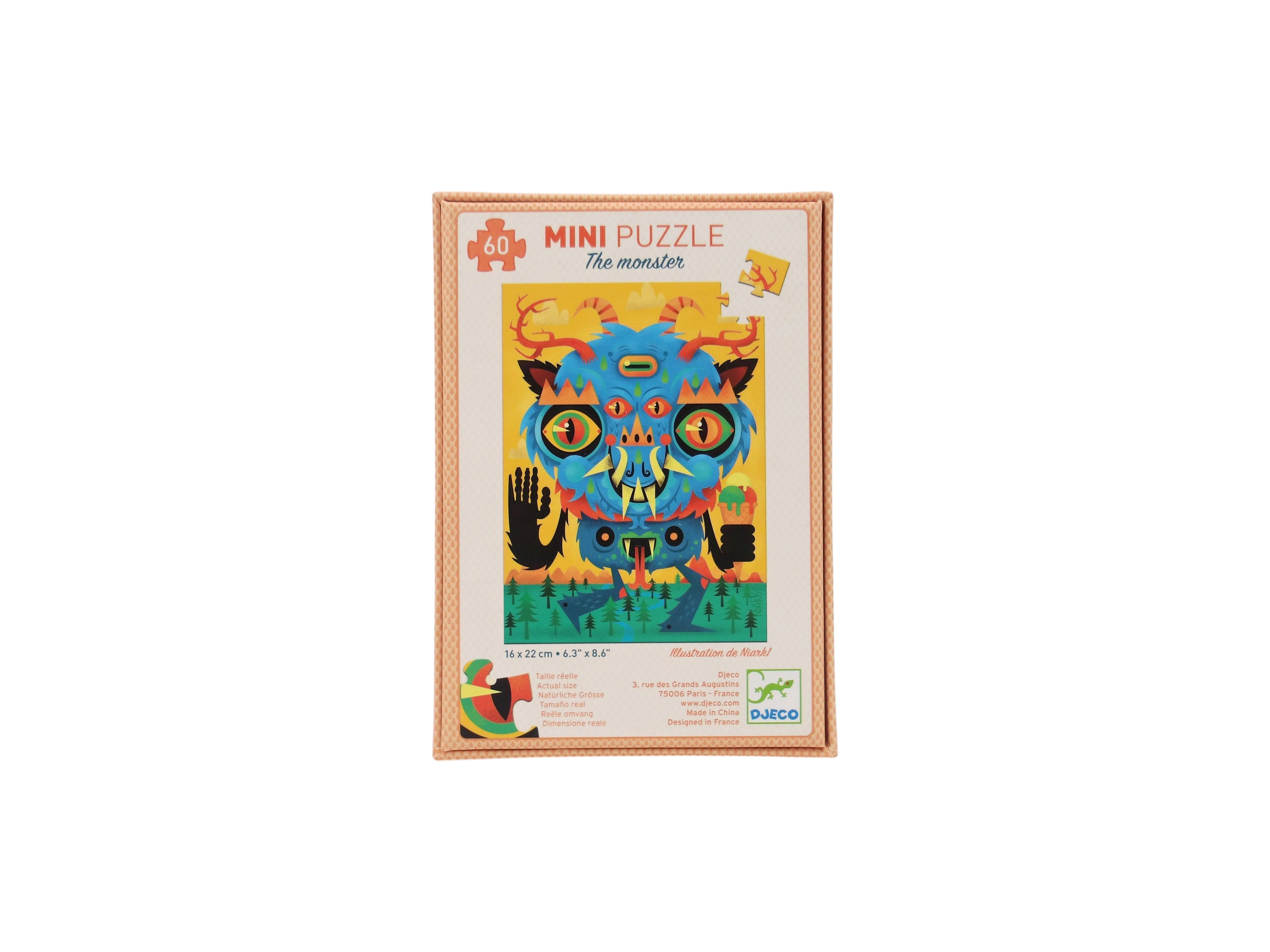 Mini puzzle - The monster - 60 pièces