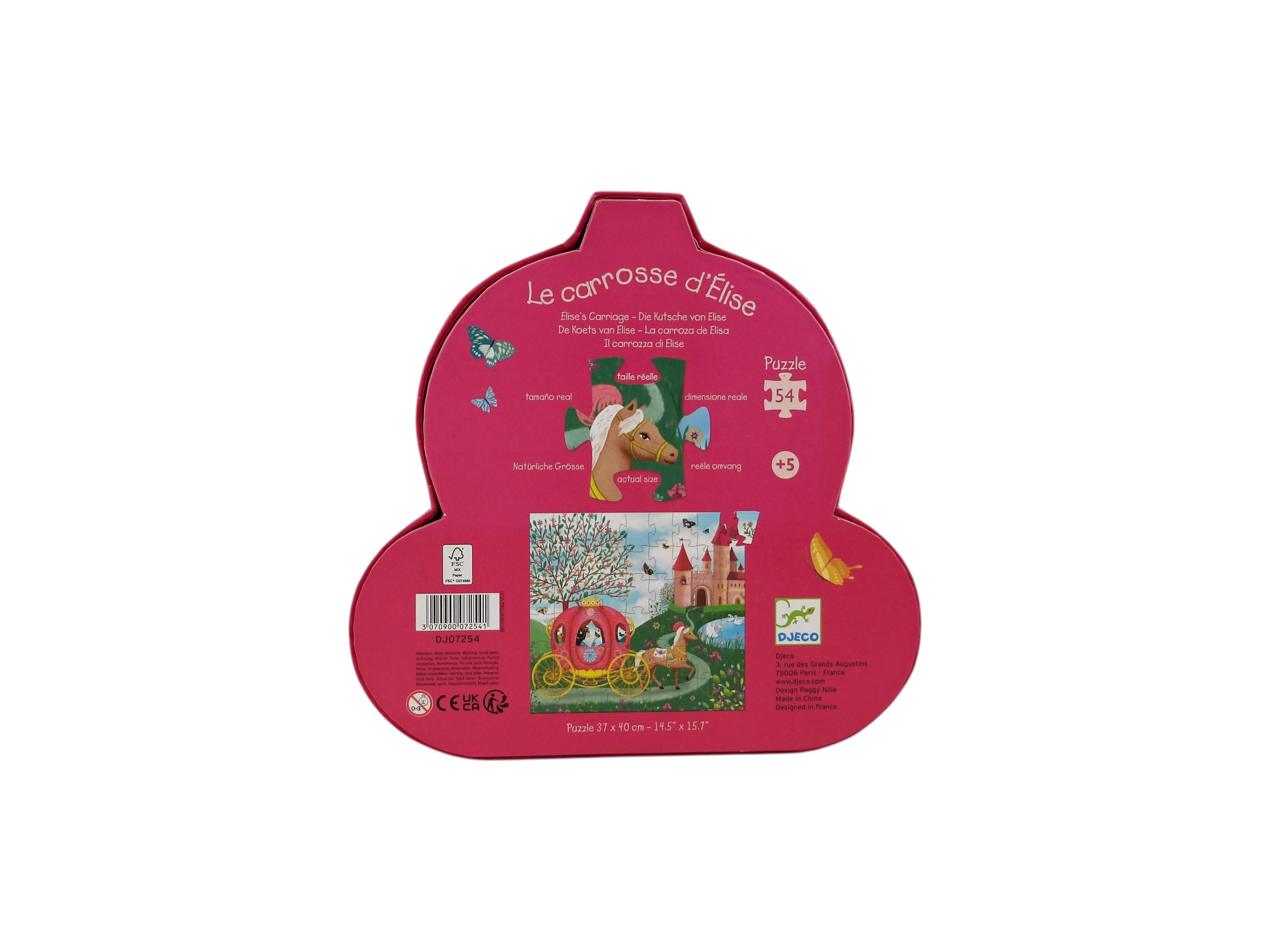 Puzzle silhouette - Le carrosse d&
