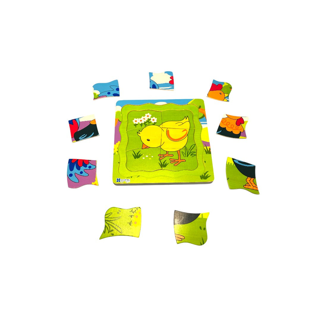 Puzzle en bois - x4