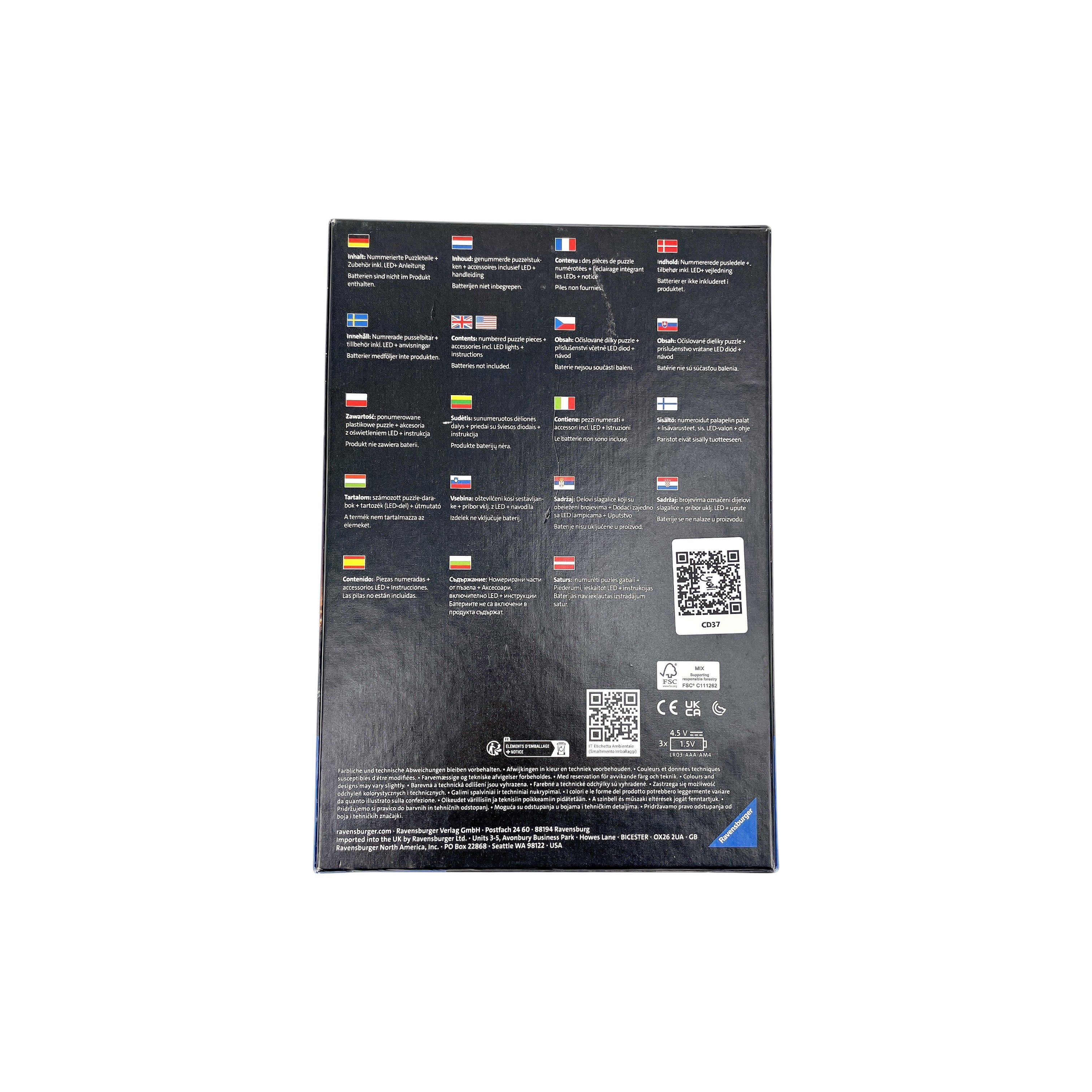 Puzzle 3D illuminé - Tour de Taipei - 216 pièces- Édition 2021