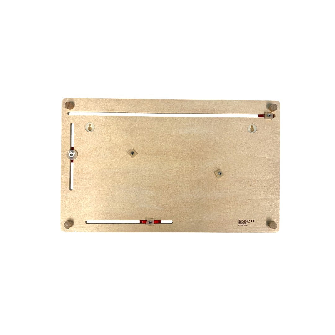 Horloge calendrier bois