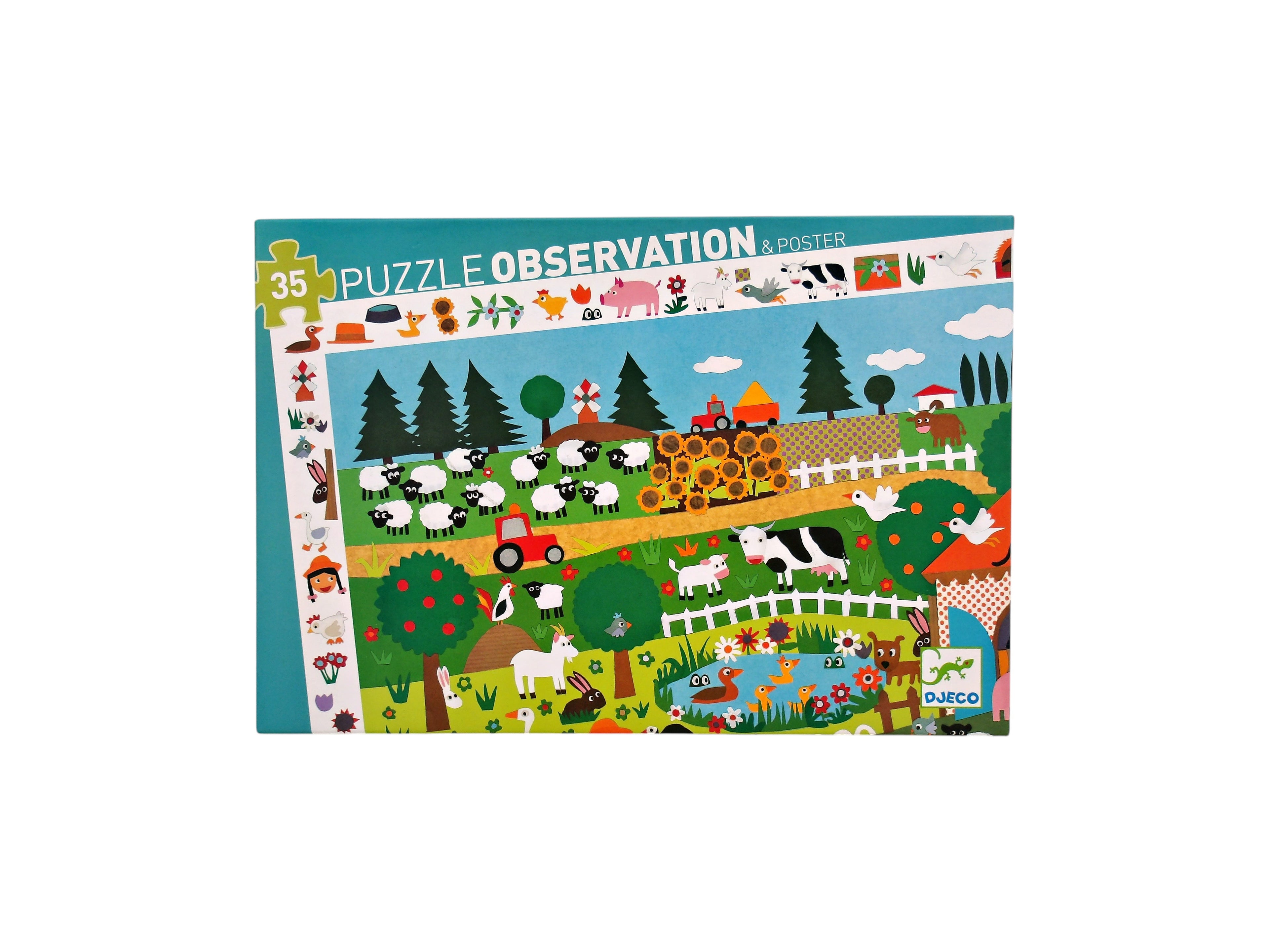 Puzzle observation - La ferme - 35 pièces