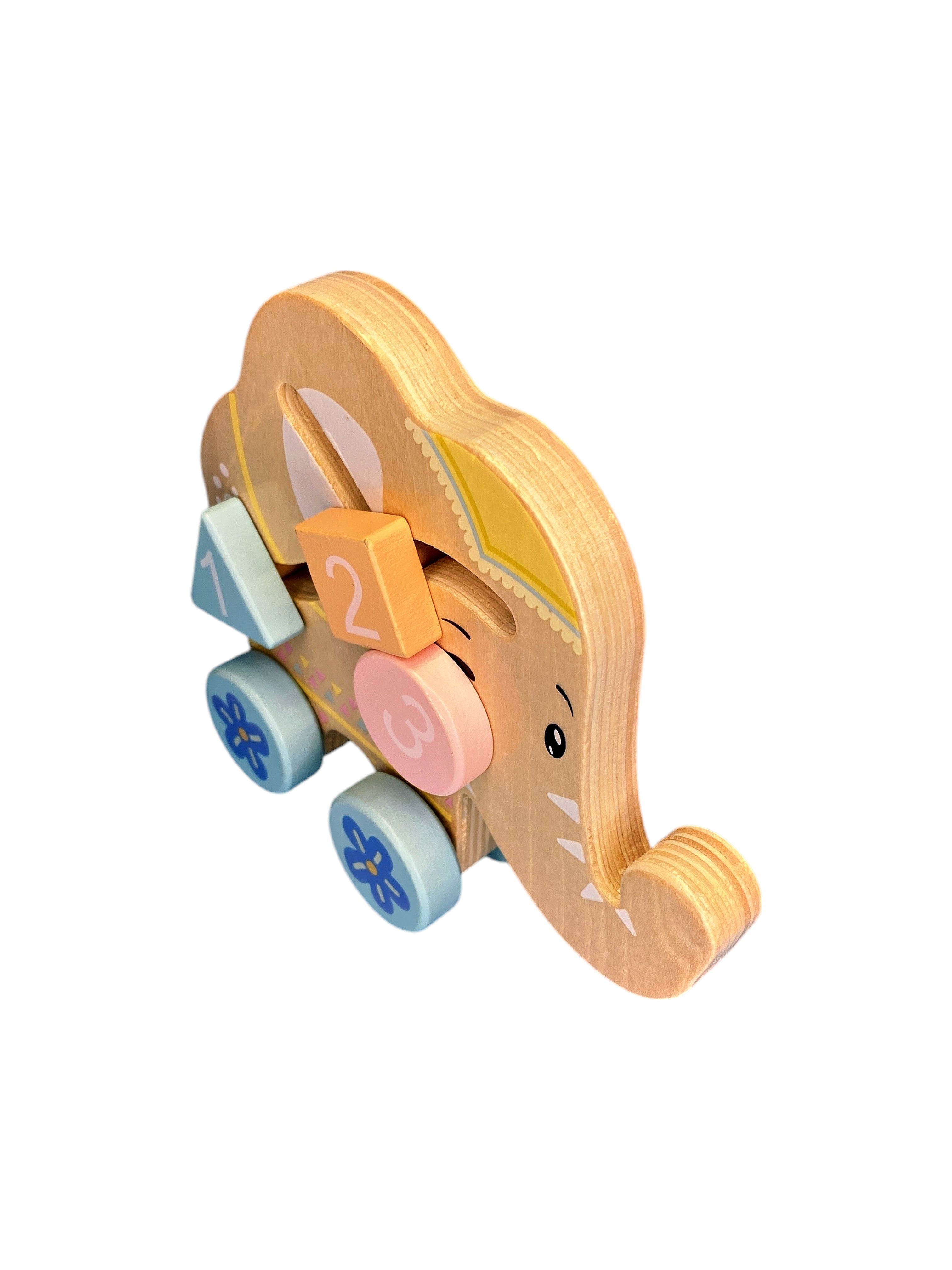 Eléphant à roulettes