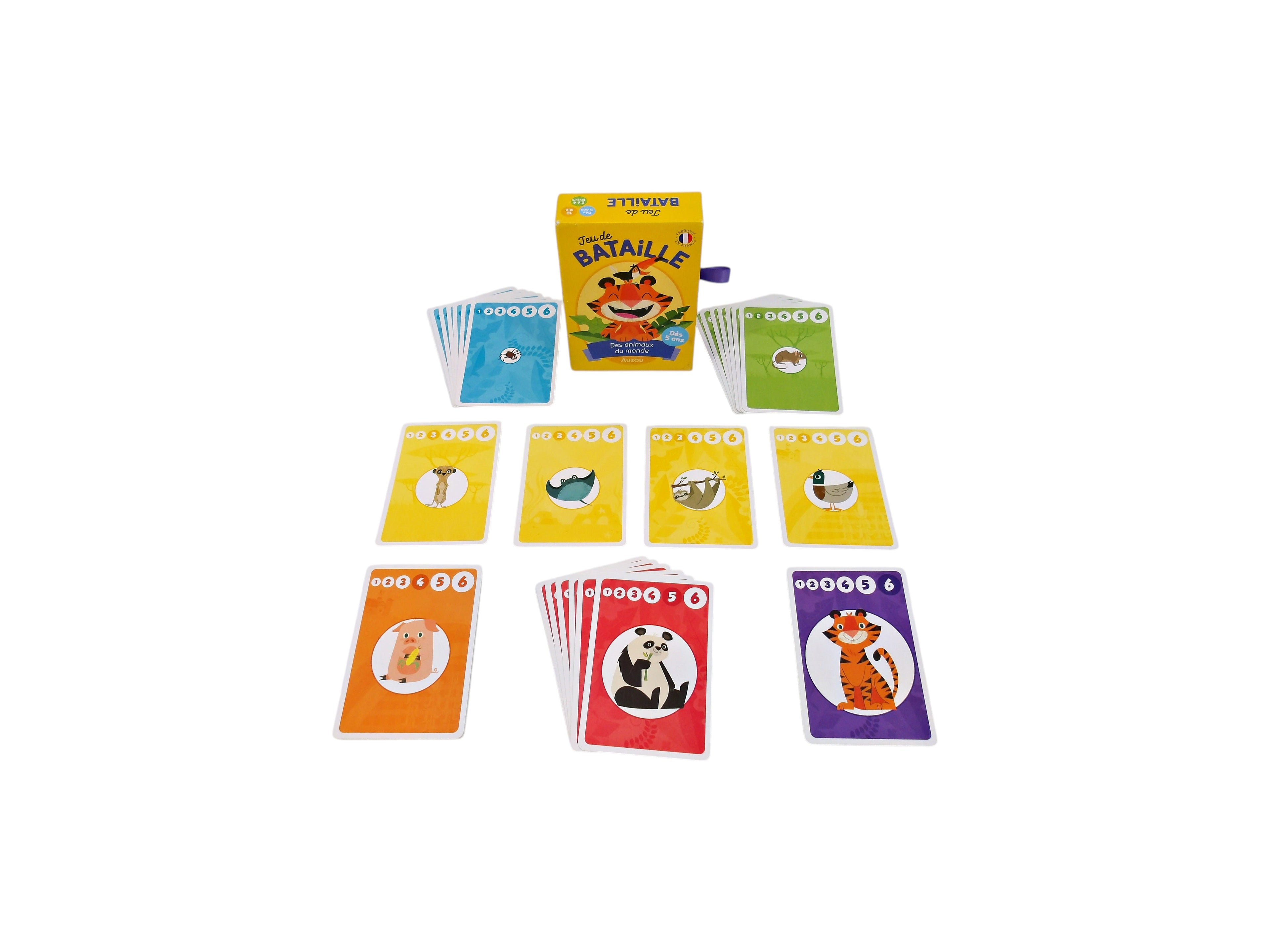 Jeu de bataille des animaux du Monde- Édition 2016