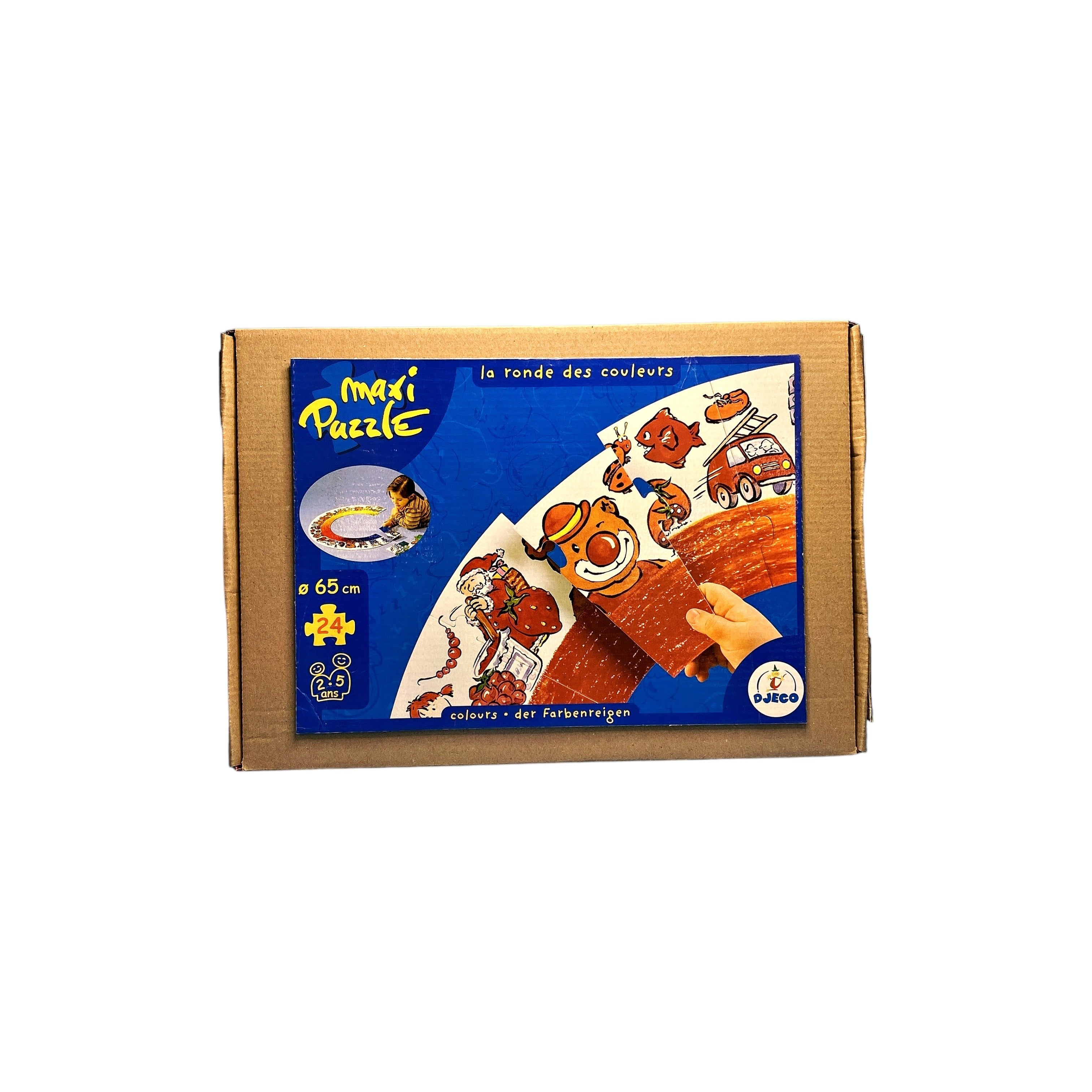 Maxi puzzle - La ronde des couleurs - 24 pièces