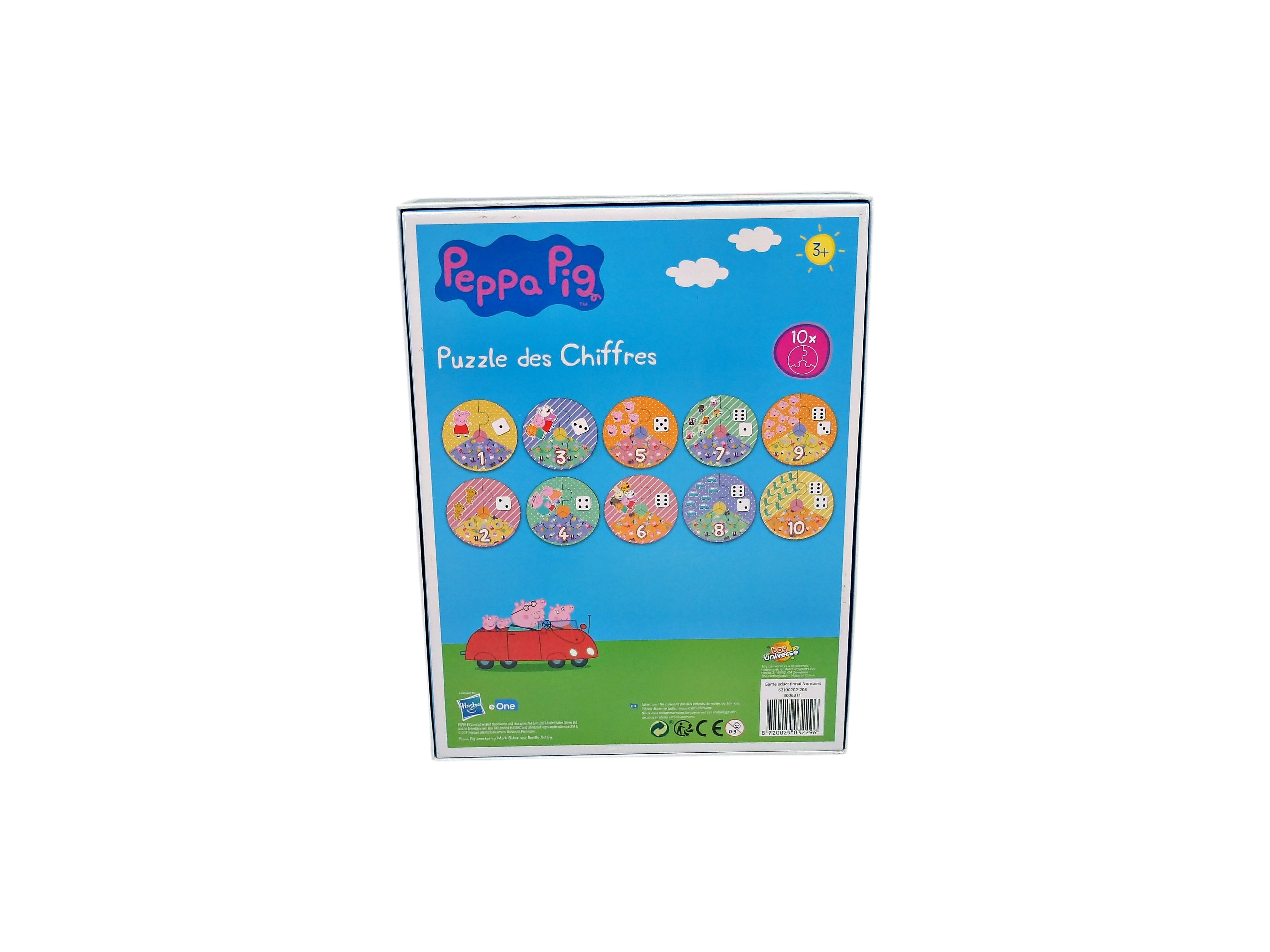 Peppa Pig - Puzzles des chiffres- Édition 2021