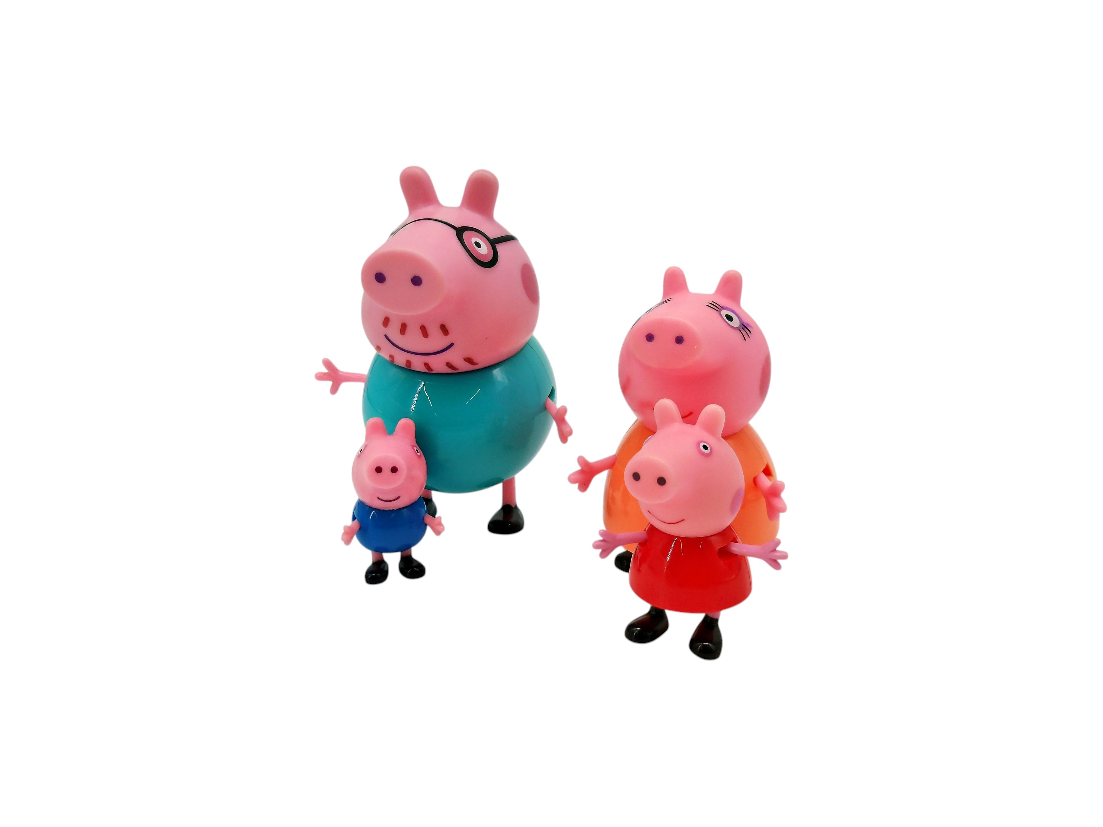 Figurines - Famille Peppa Pig - x4